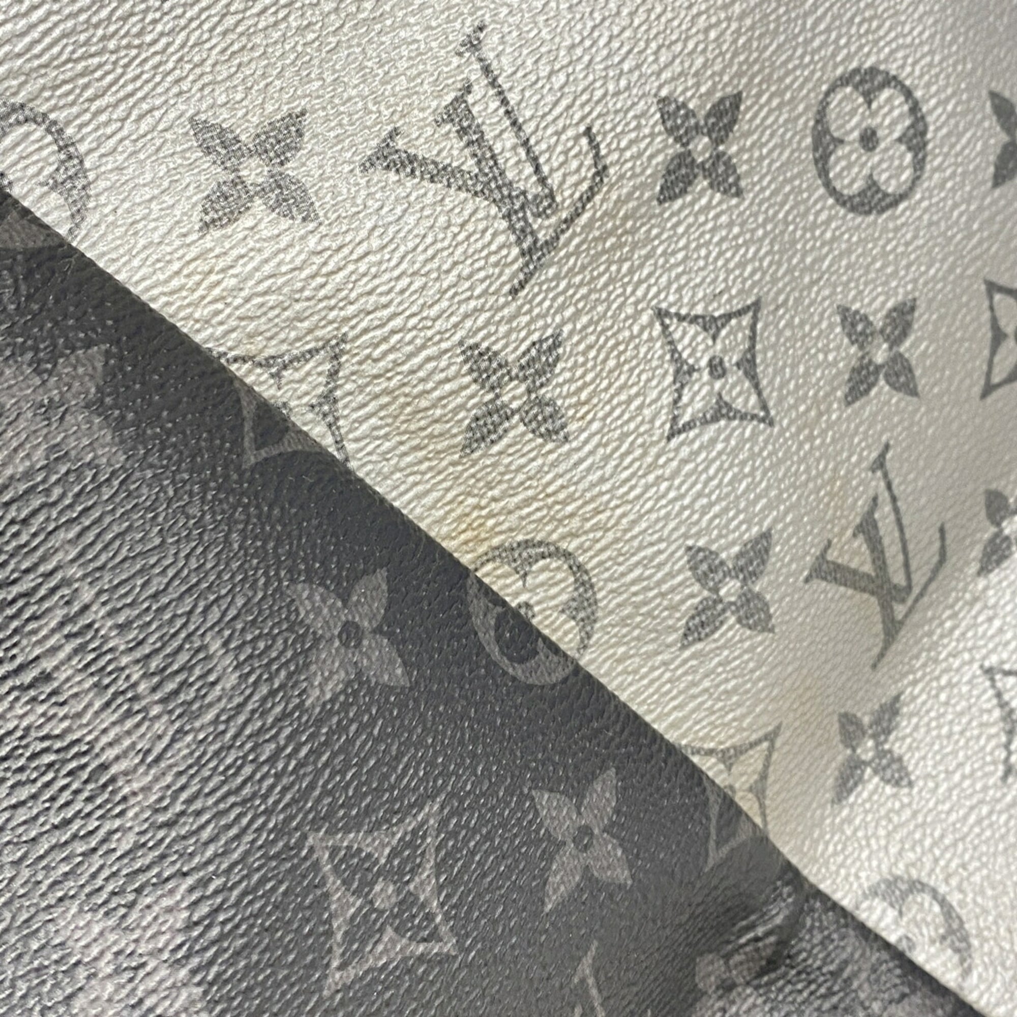 Louis Vuitton Black Gray Tote Bag (Pre-Owned)