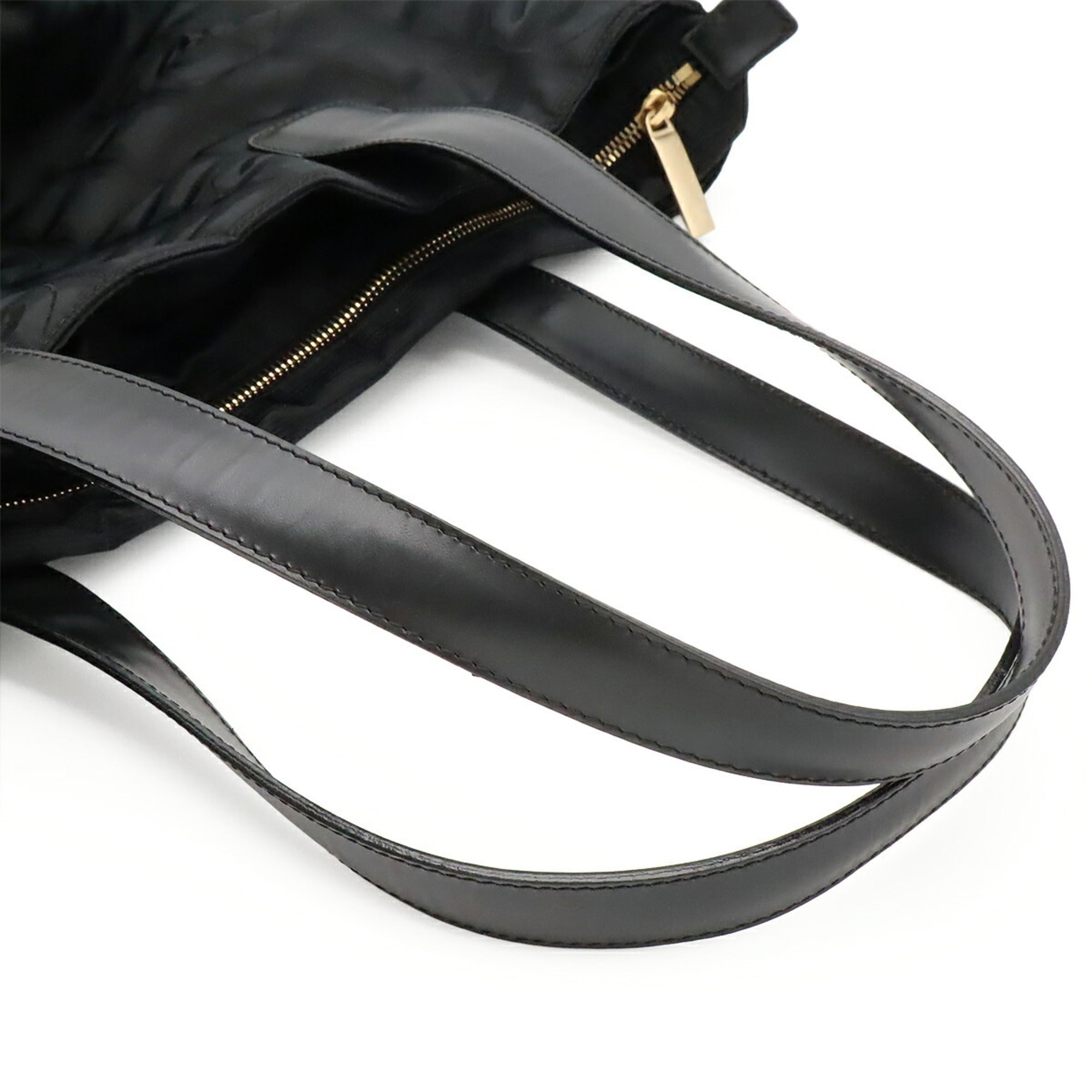Chanel Black New Travel Line Shoulder Bag Tote Bag (Pre-Owned)
