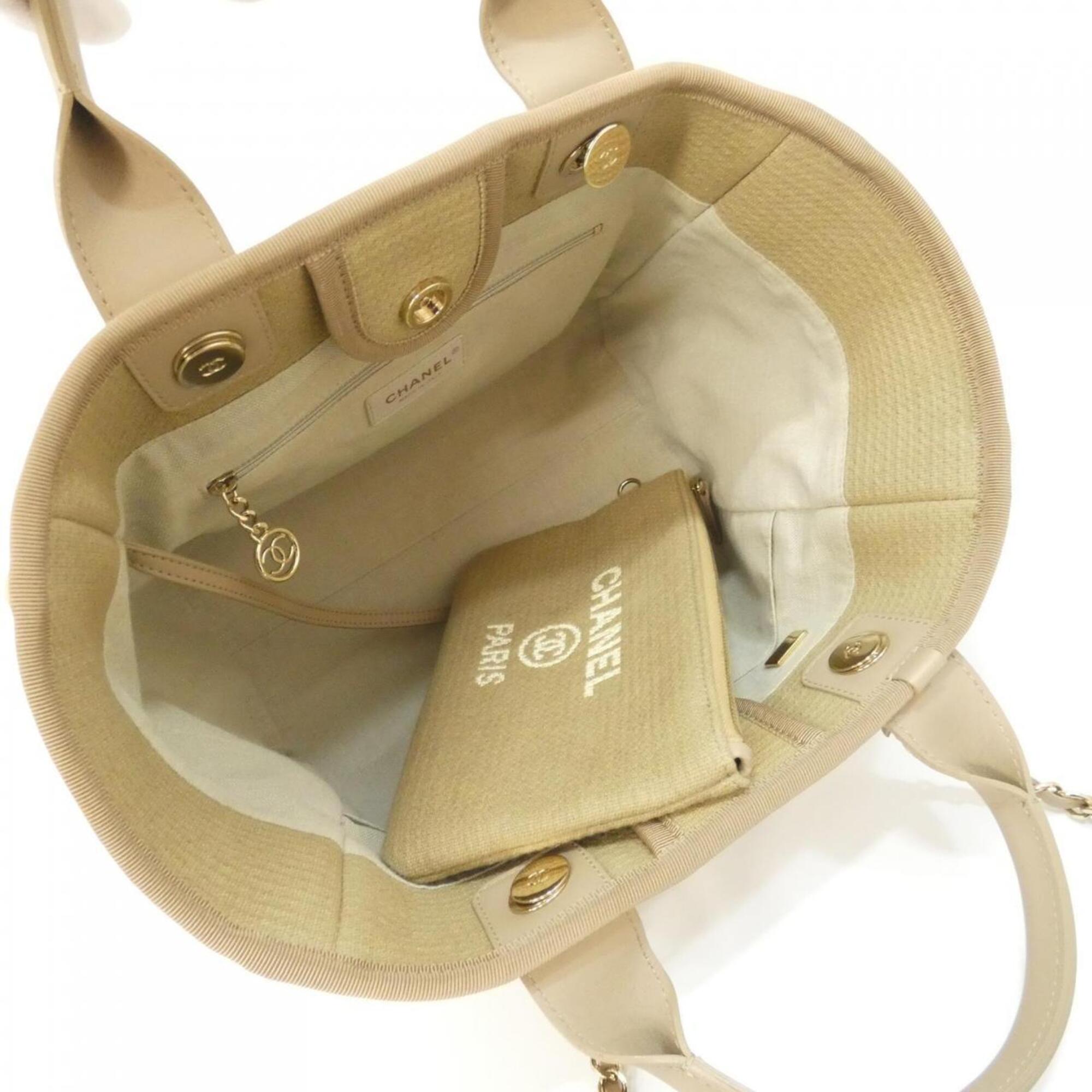 Chanel Beige Handbag Pouch (Pre-Owned)