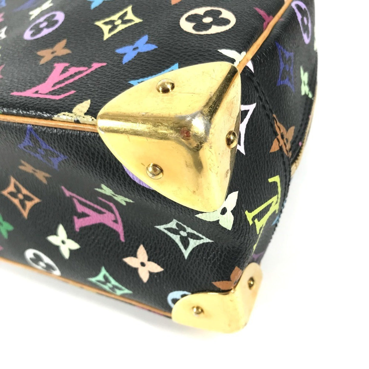 Louis Vuitton Black Multi-Color Noir Monogram Multicolore Handbag (Pre-Owned)