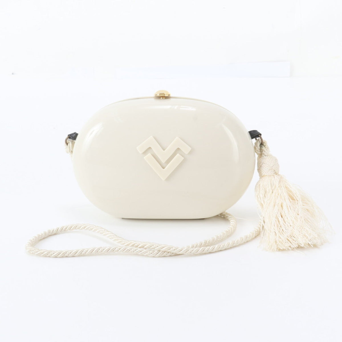 Valentino Light Beige Crossbody Bag Shoulder Bag (Pre-Owned)