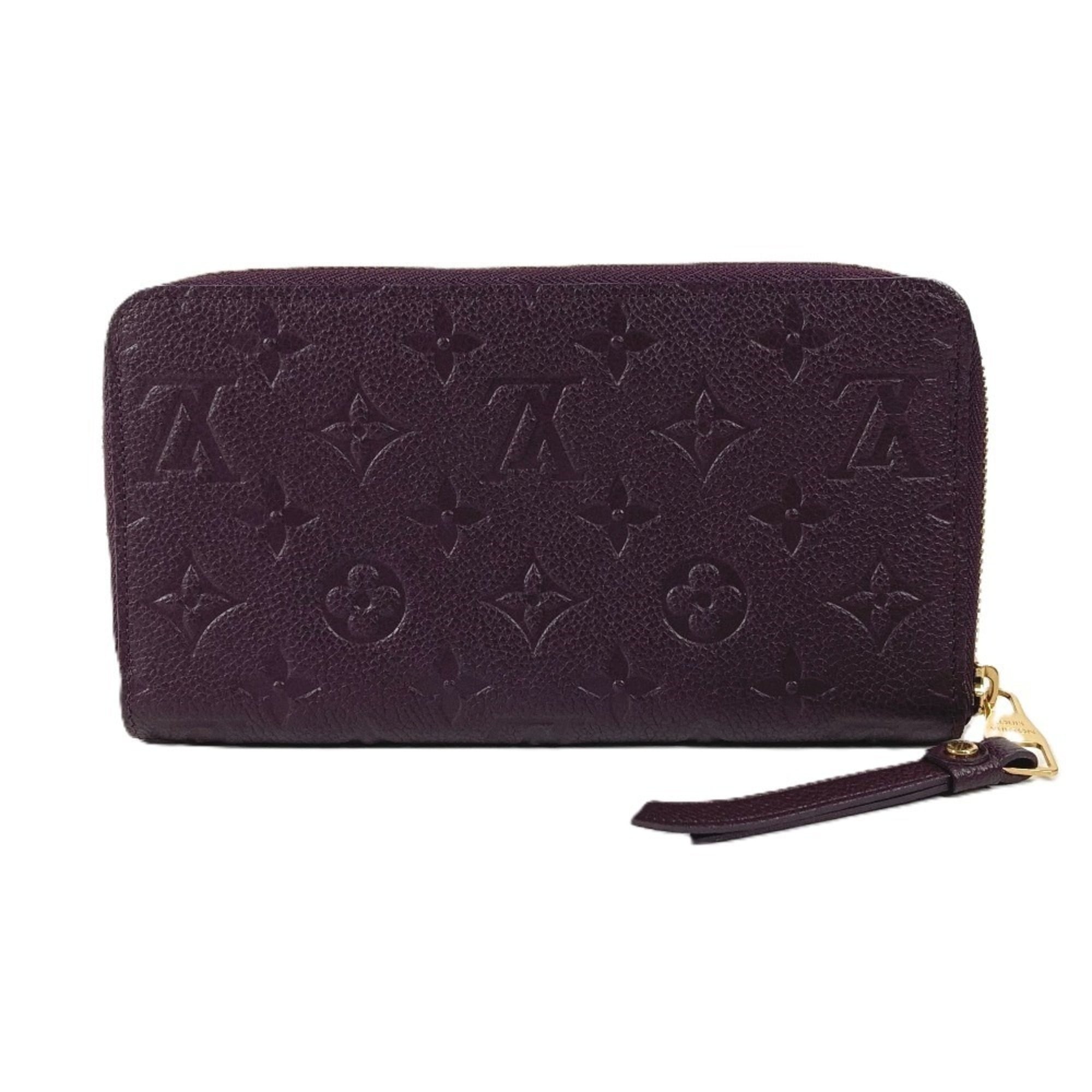 Louis Vuitton Monogram Empreinte Orb Purple Monogram Empreinte Long Wallet (Bi-Fold) (Pre-Owned)