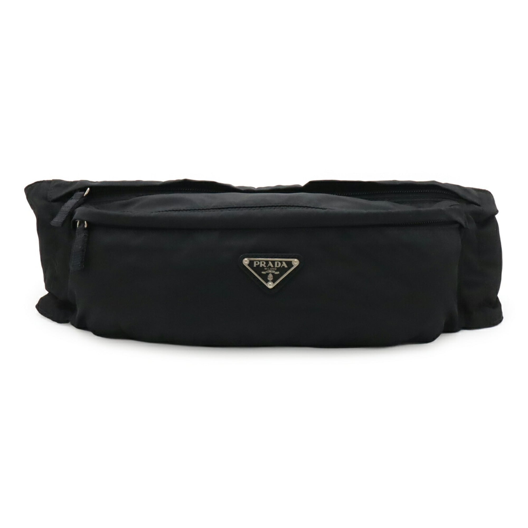 Prada Black Nylon Fanny Pack Sling Bag (Pre-Owned)