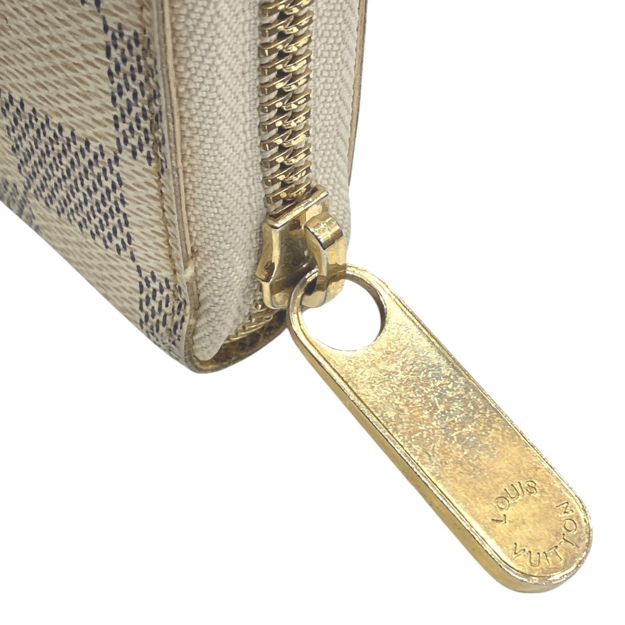 Louis Vuitton White Pvc Long Wallet (Bi-Fold) (Pre-Owned)