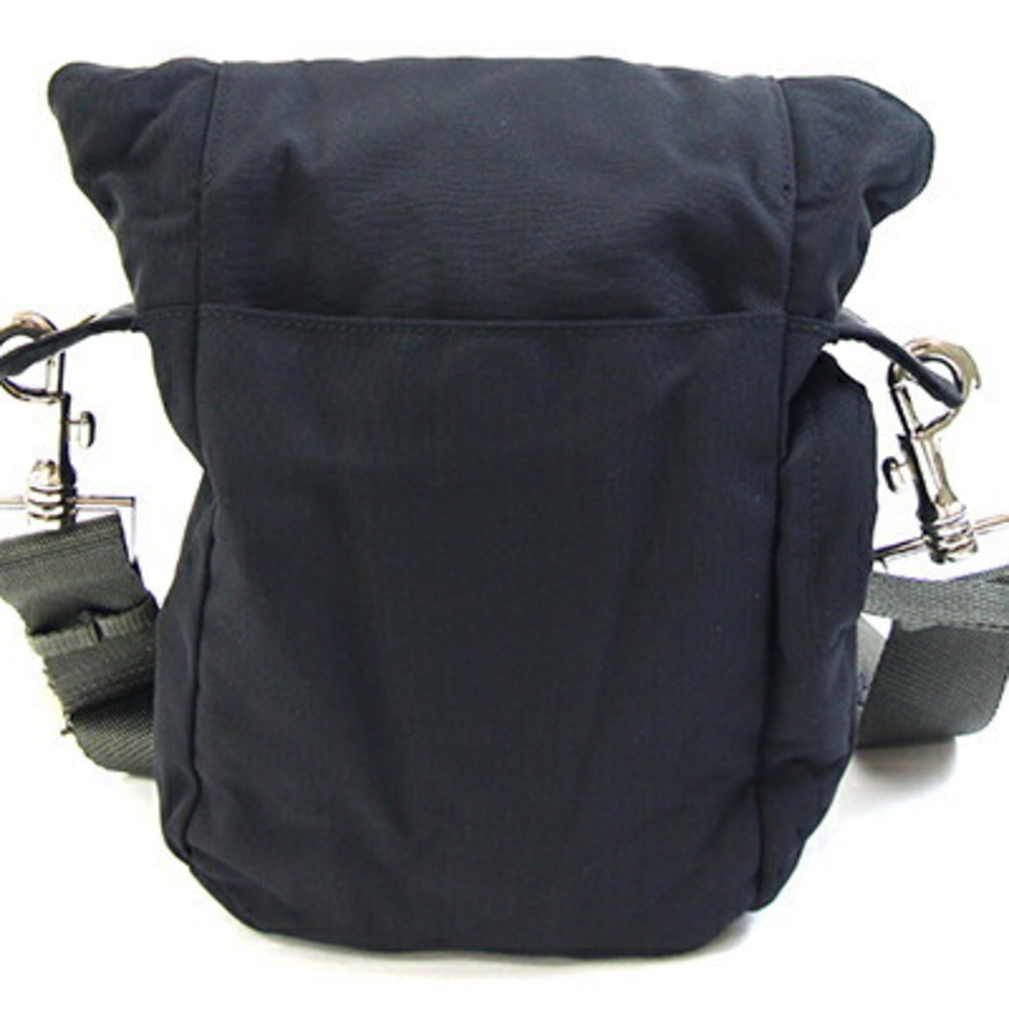 Pradasports Black Nylon Canvas Pochette Shoulder Bag (Pre-Owned)