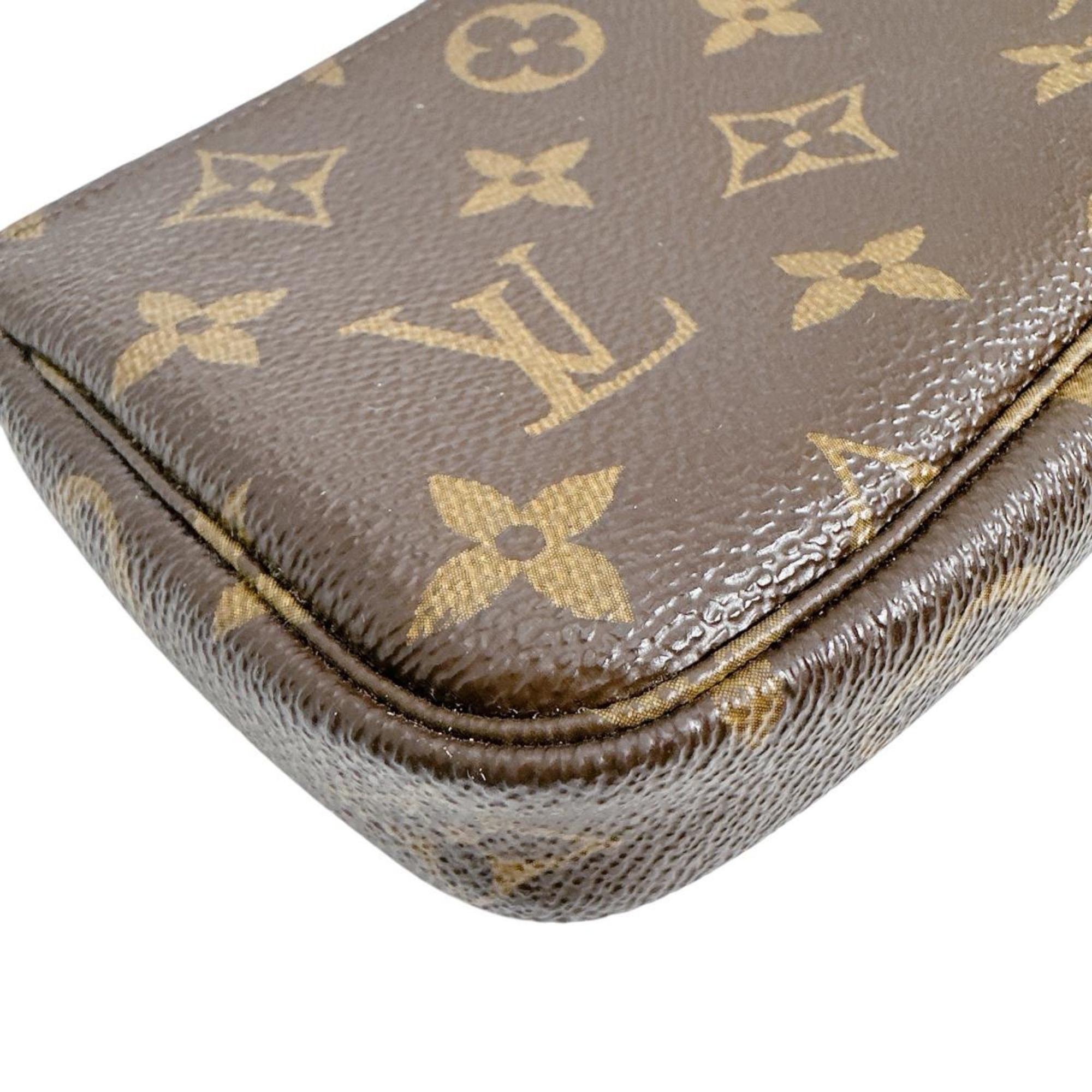 Louis Vuitton Brown Monogram Monogram Handbag Pochette Pouch (Pre-Owned)