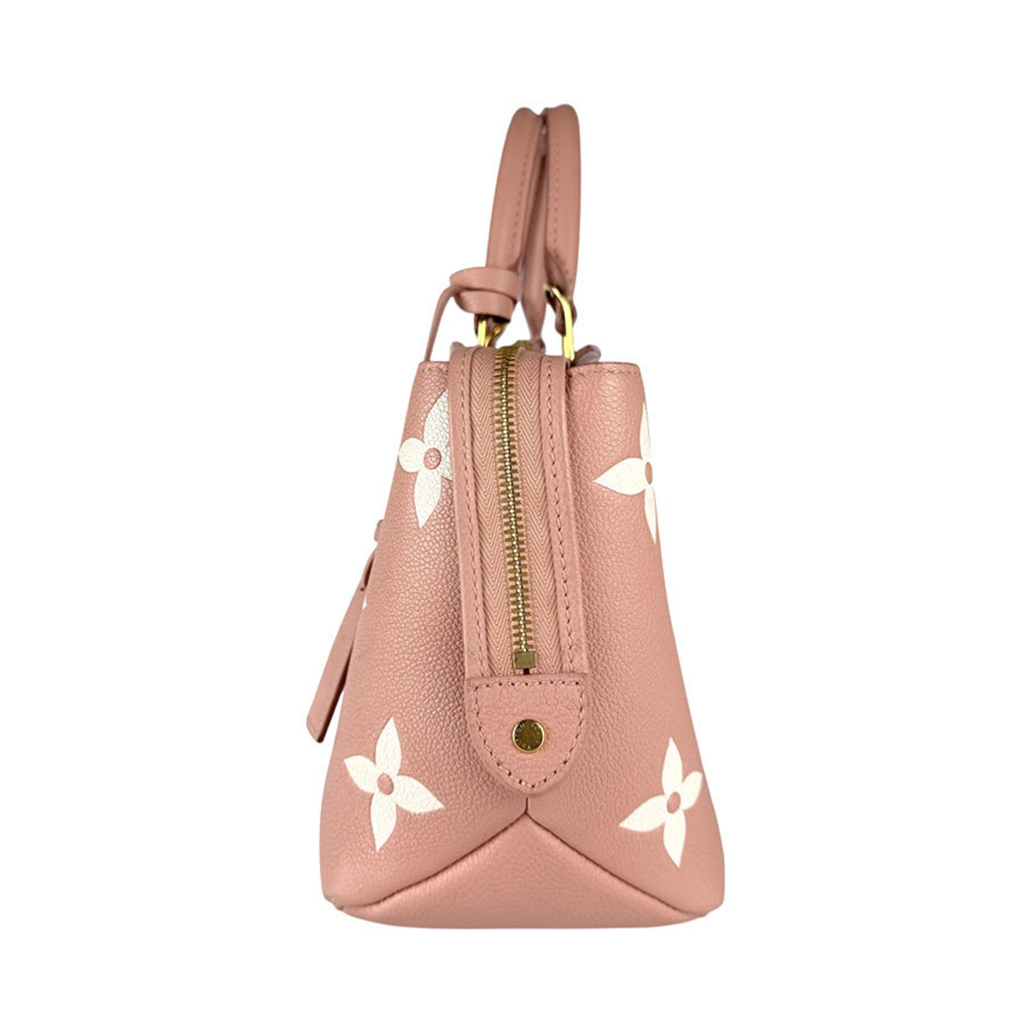 Louis Vuitton Cream Pink Monogram Empreinte Handbag Shoulder Bag (Pre-Owned)