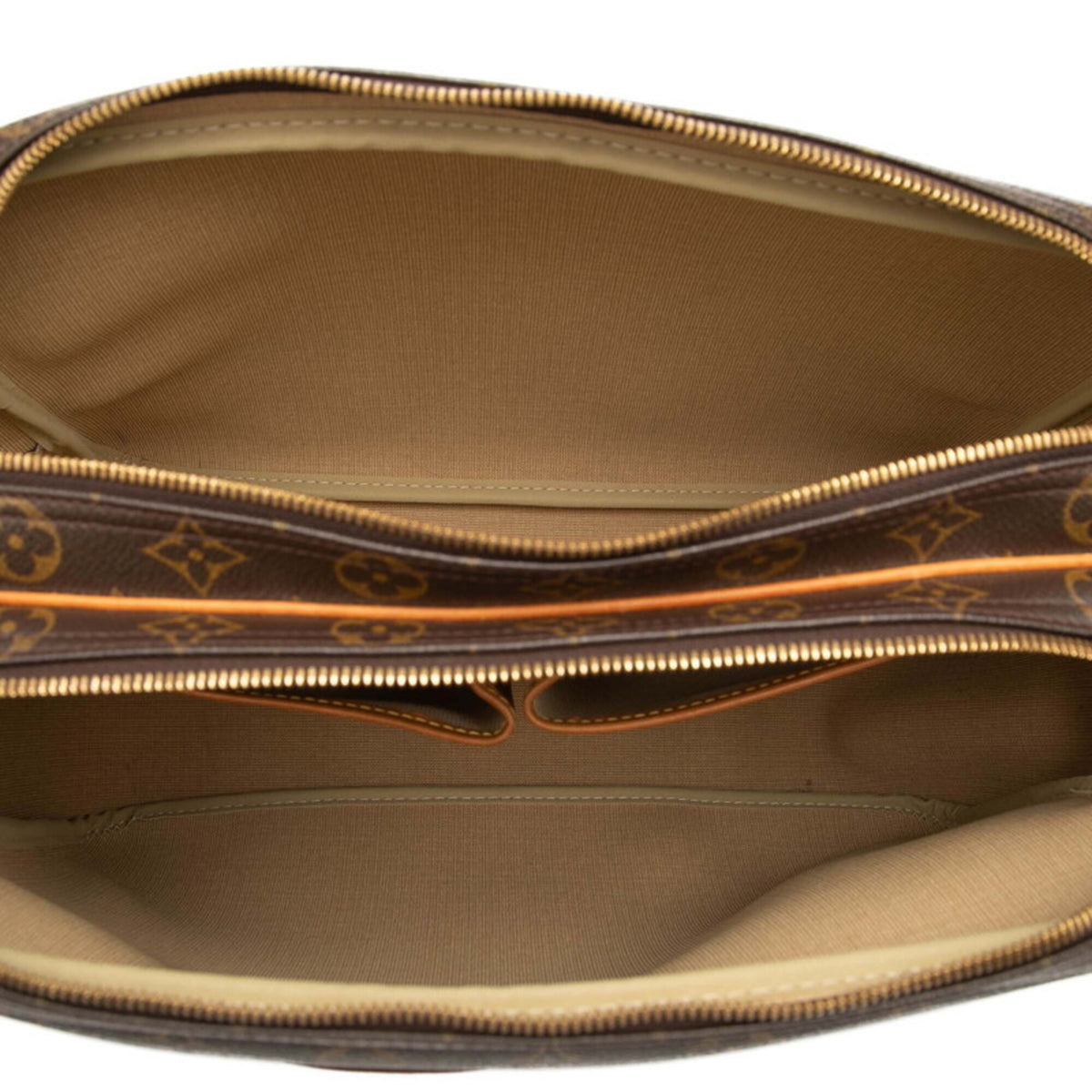 Louis Vuitton Brown Pvc Leather Shoulder Bag (Pre-Owned)