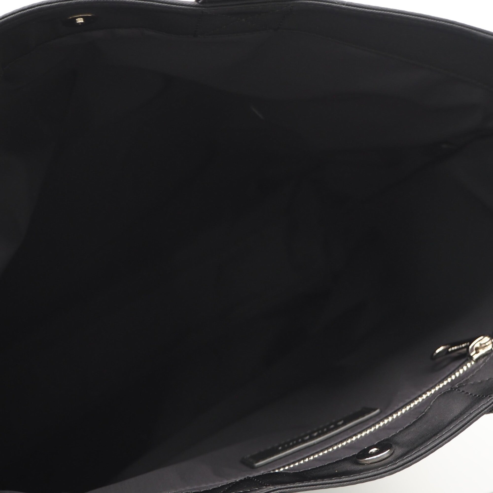 Burberry Black White Nylon Tote Bag (Pre-Owned)