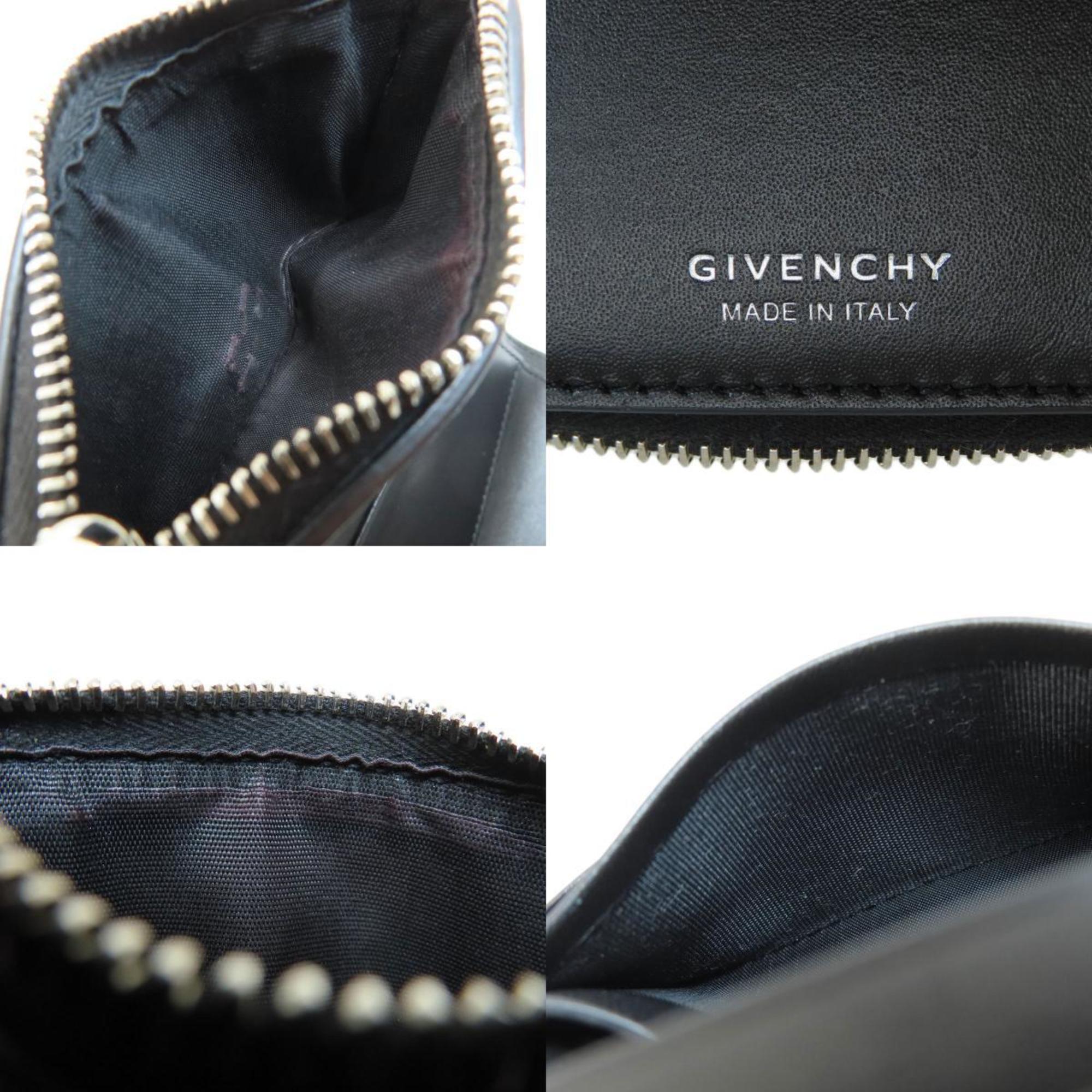 Givenchy Black Leather Wallet (Tri-Fold) (Pre-Owned)