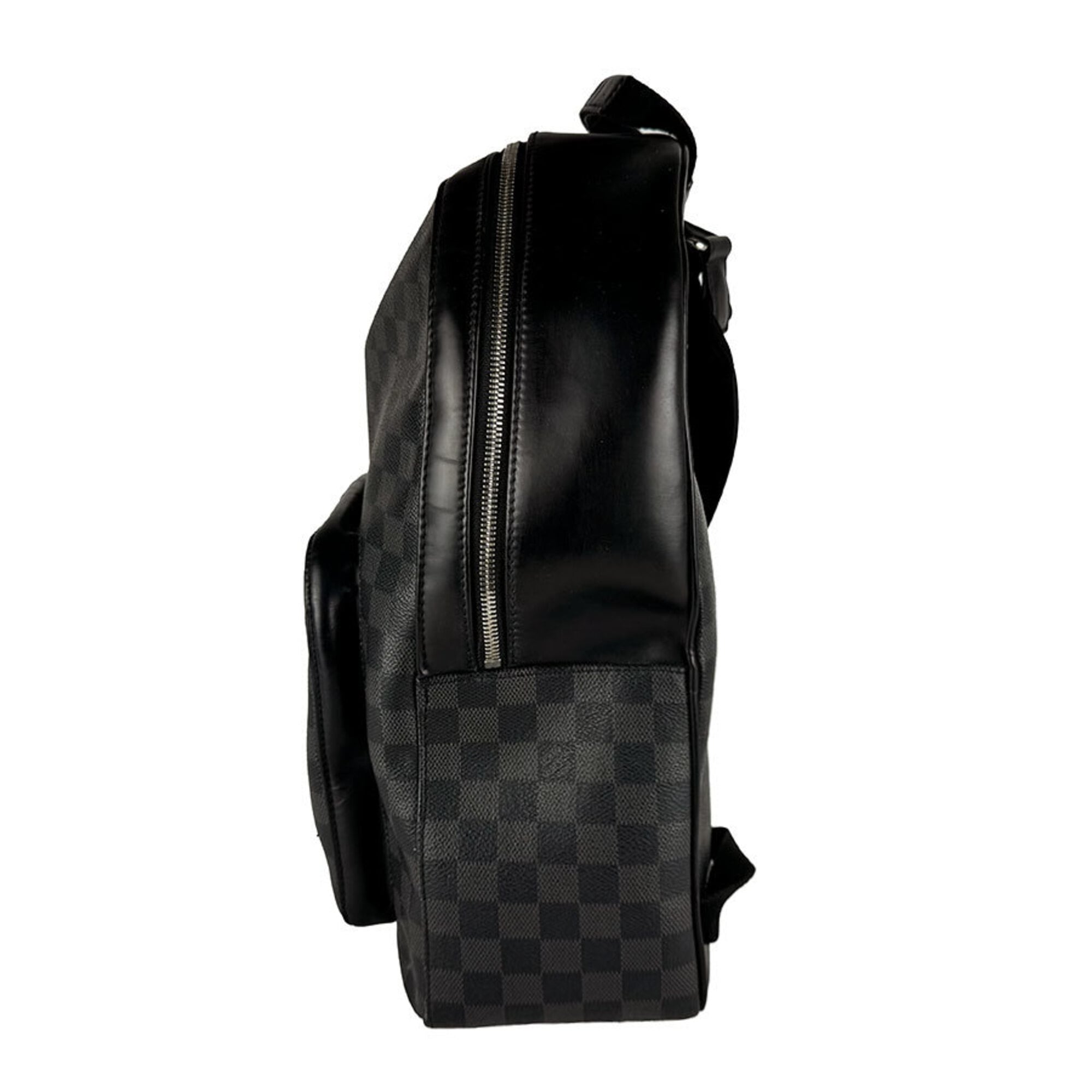 Louis Vuitton Black Damier Graphite Damier Graphite Backpack (Pre-Owned)
