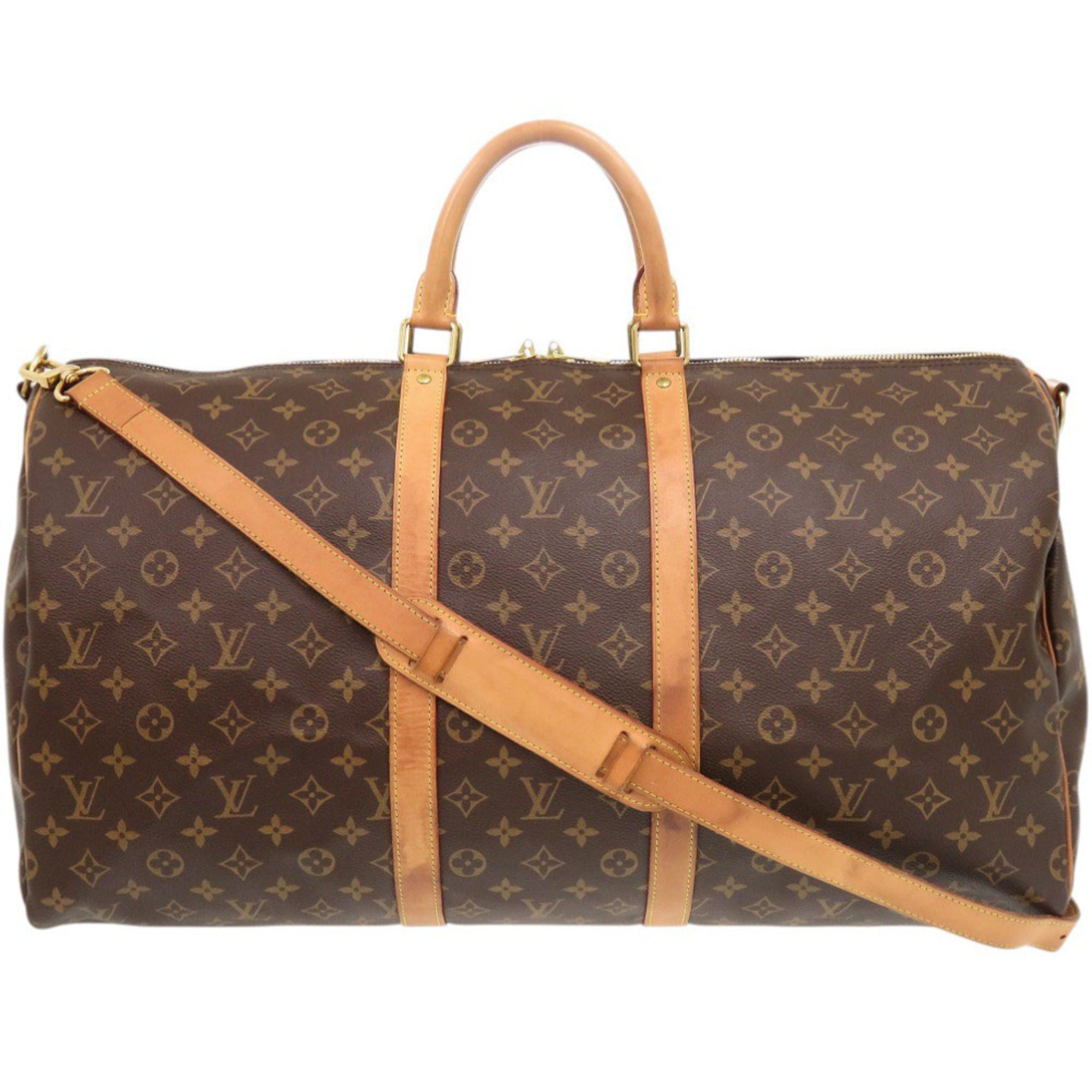 Louis Vuitton Brown Monogram Monogram Boston Bag (Pre-Owned)