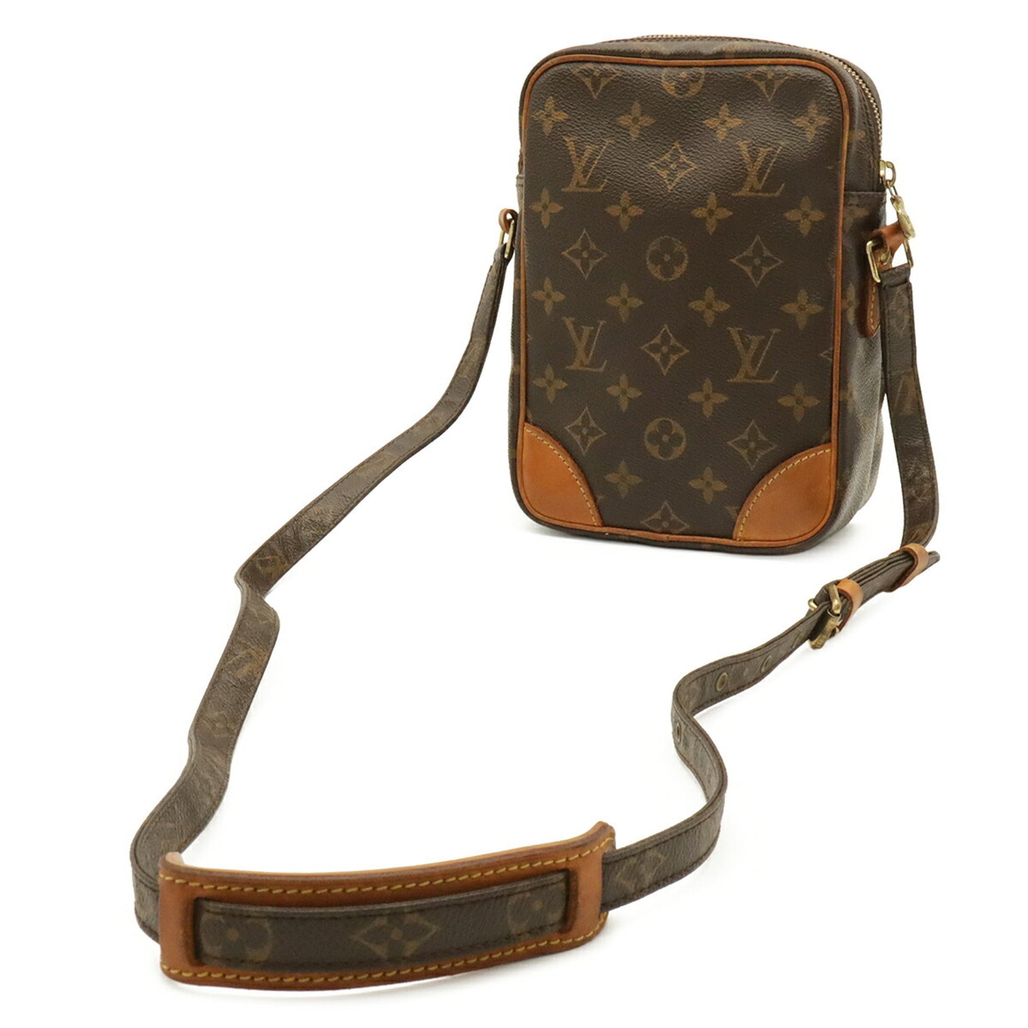 Louis Vuitton Brown Monogram Canvas Pochette Shoulder Bag (Pre-Owned)