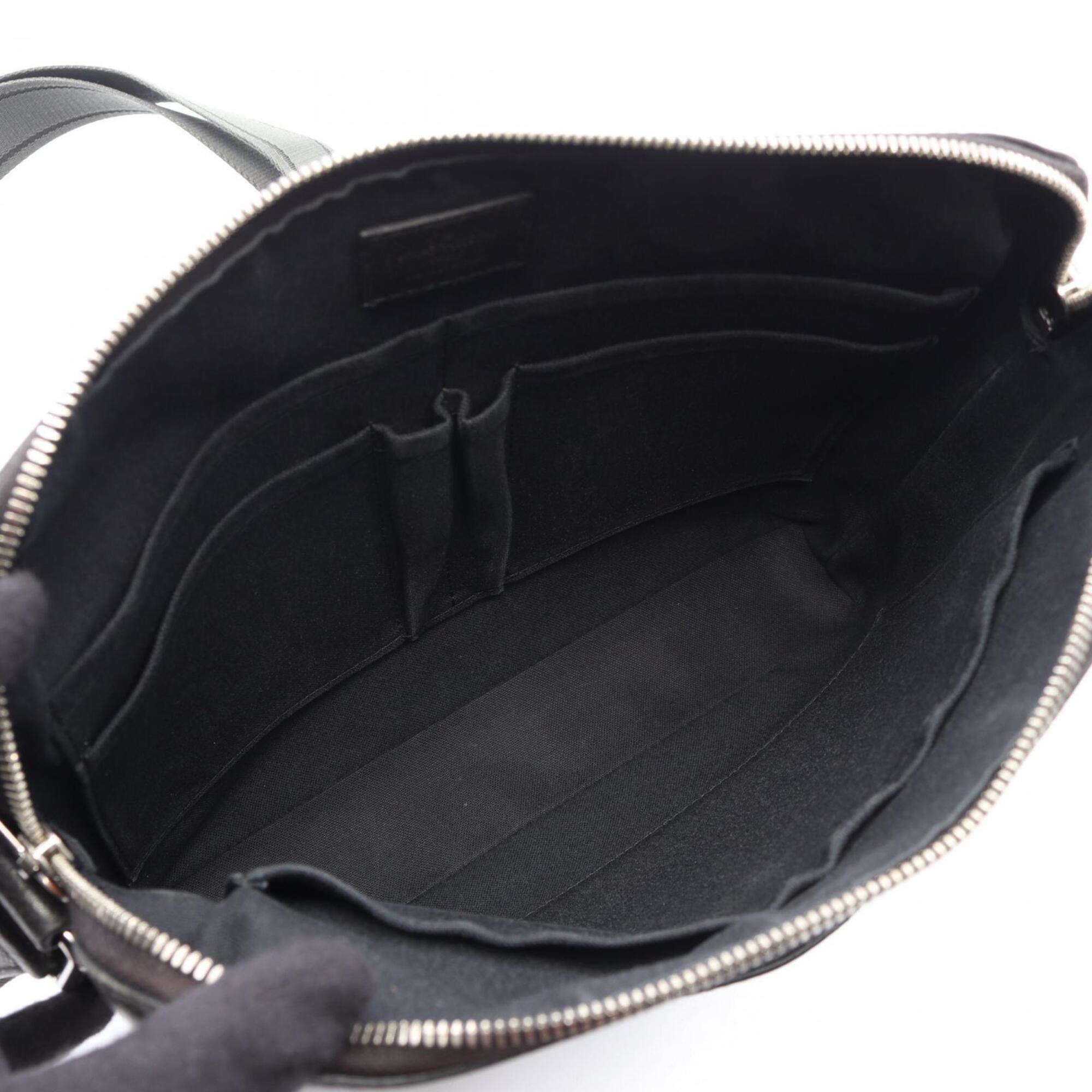 Louis Vuitton Ardoise Black Taiga Leather Shoulder Bag (Pre-Owned)