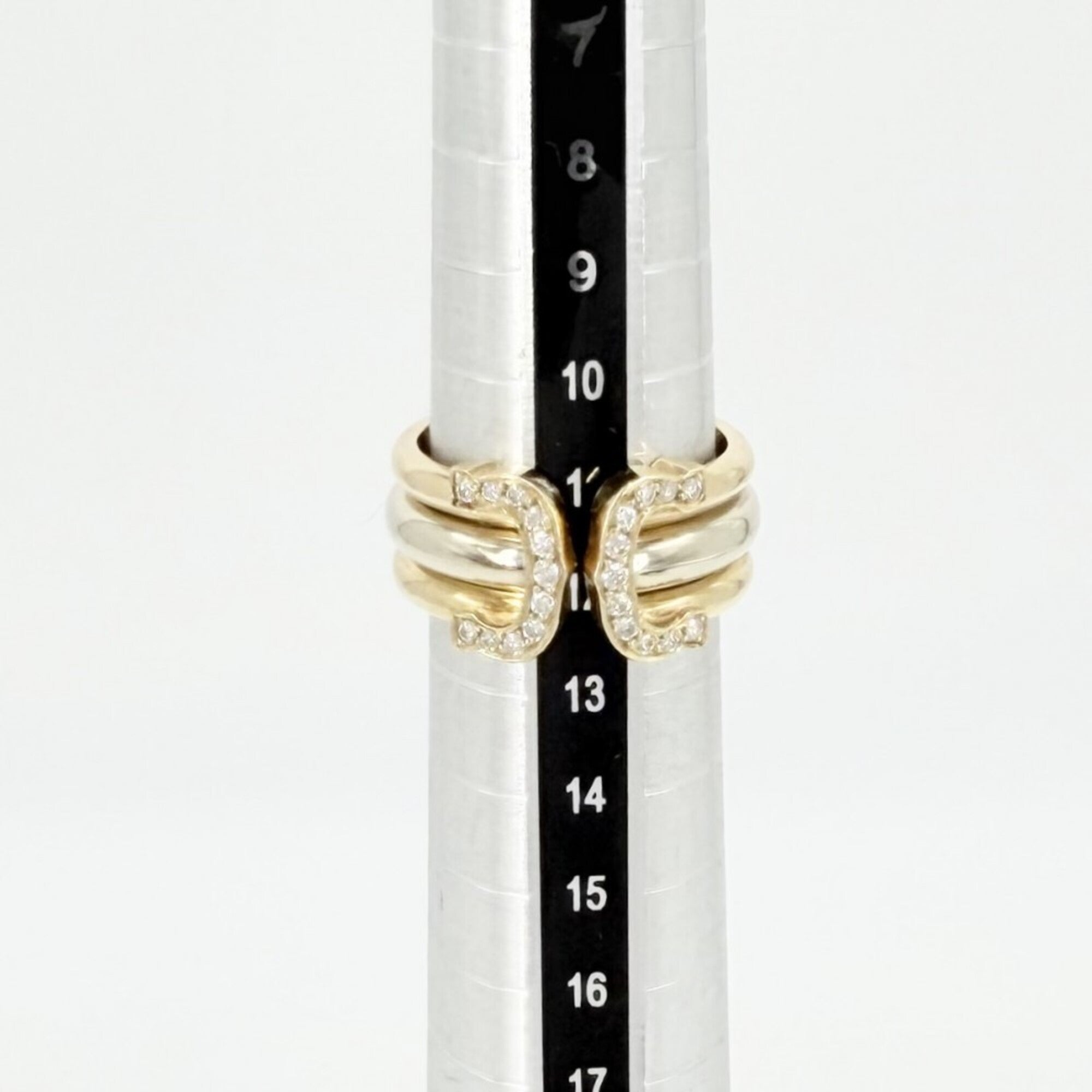 Cartier Pink Gold (18K) White Gold (18K) Band Ring (Pre-Owned)