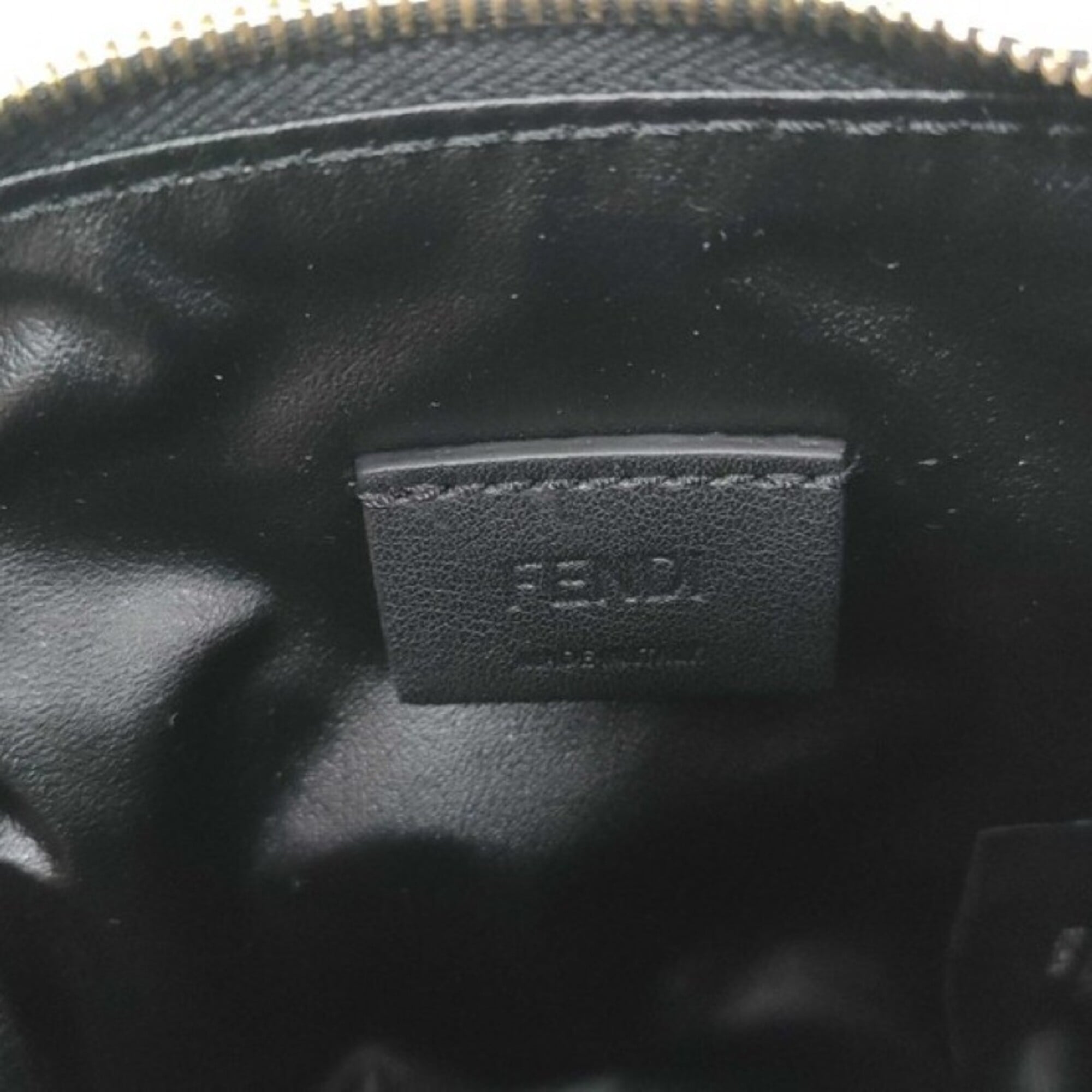 Fendi Black Canvas Pouch (Pre-Owned)