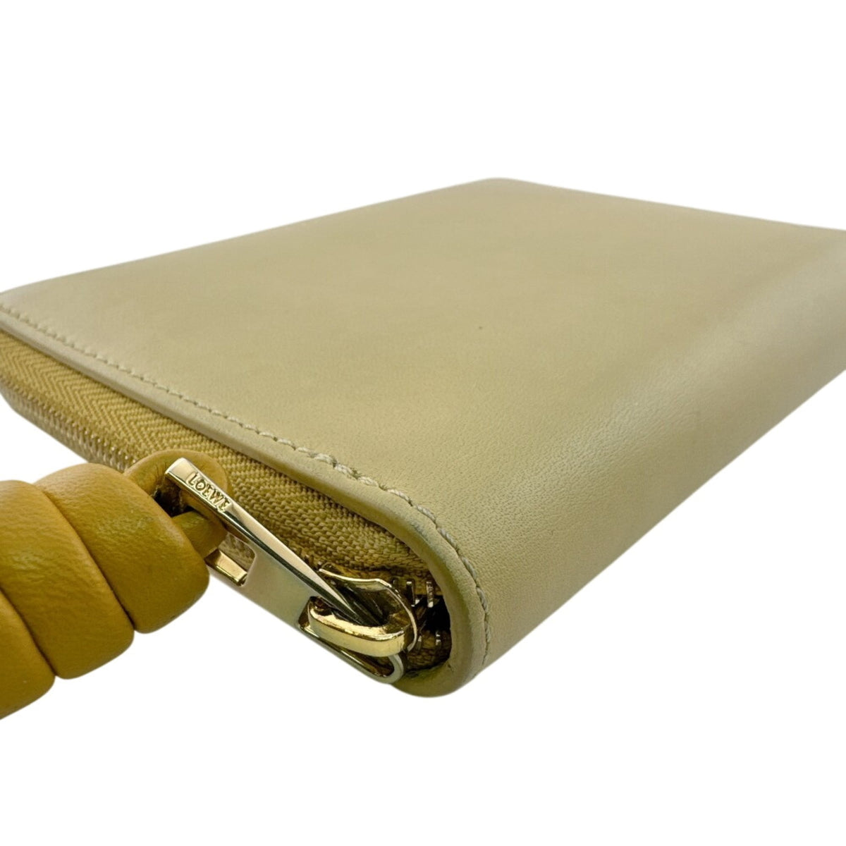 Loewe Yellow Leather Wallet (Bi-Fold) (Pre-Owned)