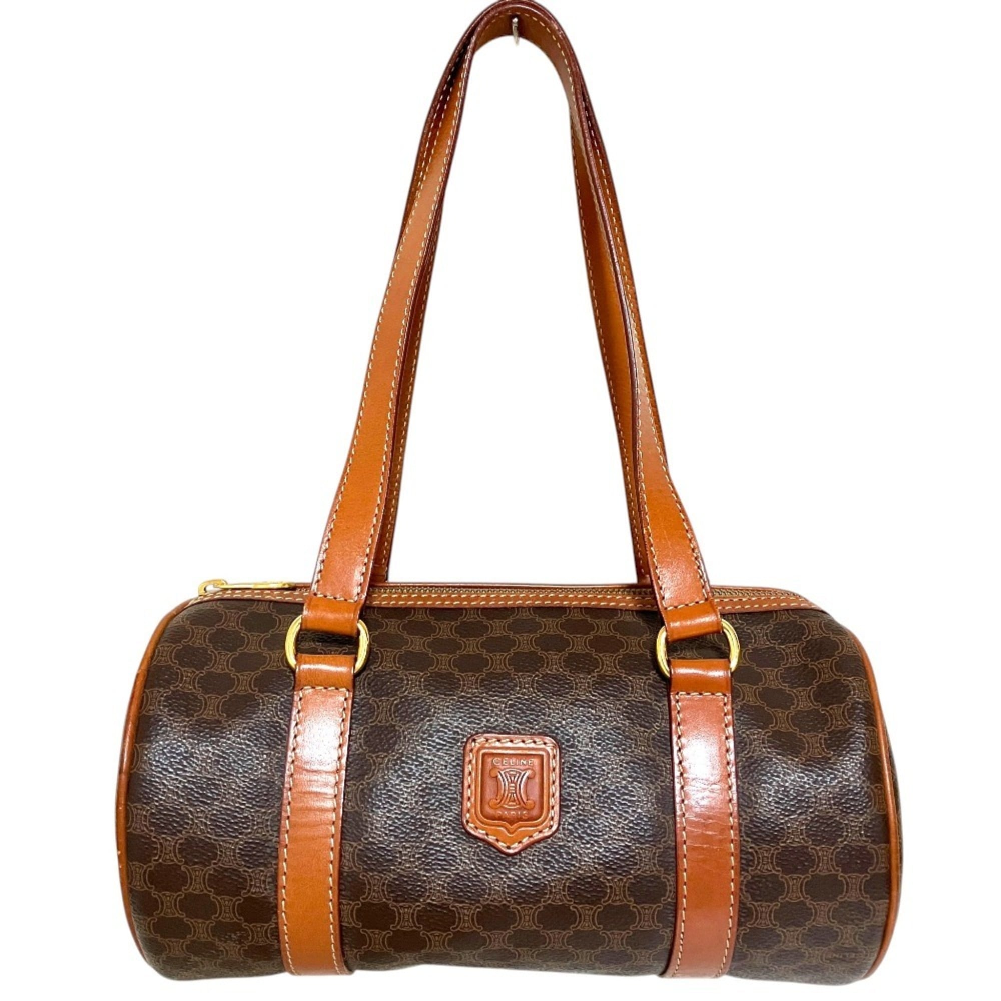 Celine Brown Boston Bag Handbag (Pre-Owned)