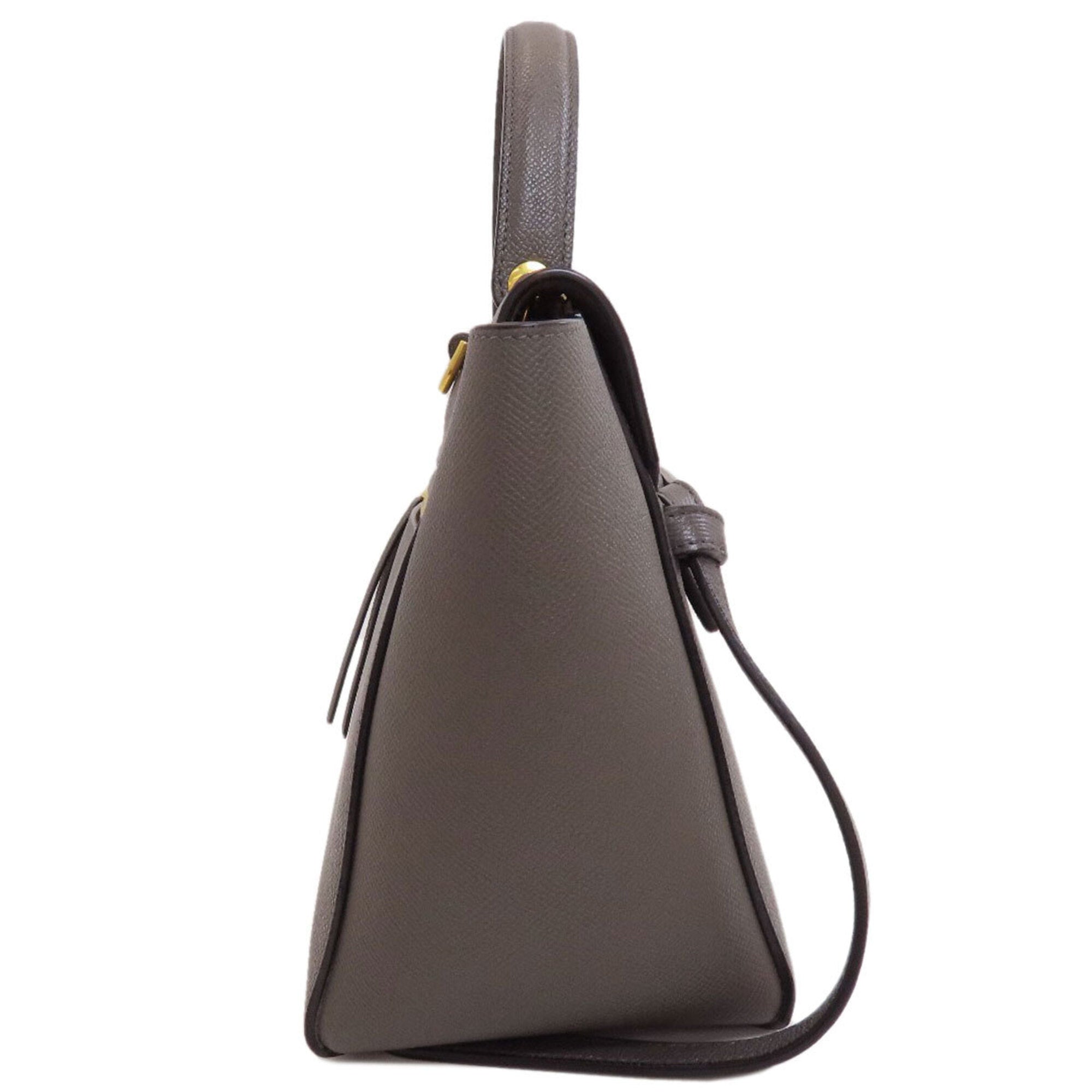 Celine Gray Leather Handbag (Pre-Owned)