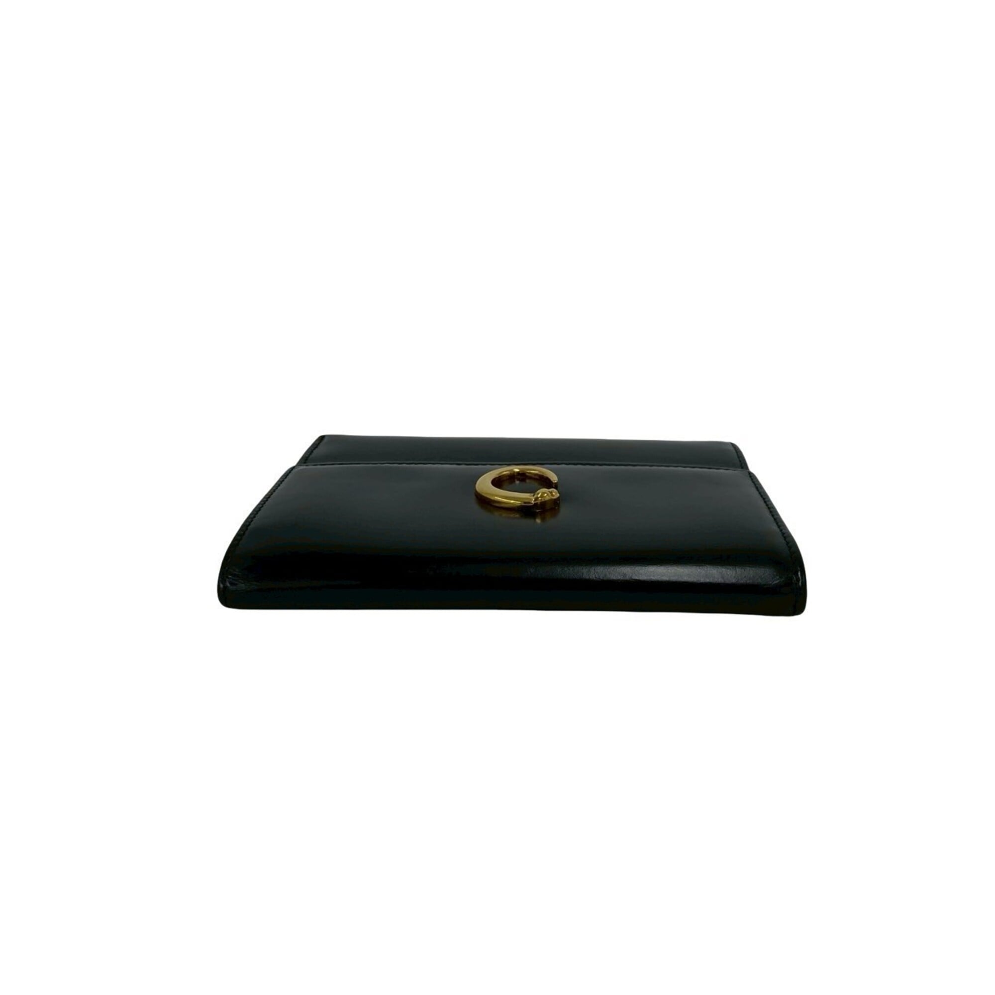 Cartier Black Leather Wallet (Tri-Fold) (Pre-Owned)