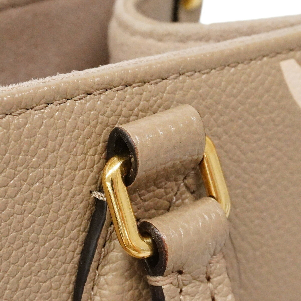 Louis Vuitton Cream Tourterelle Handbag (Pre-Owned)