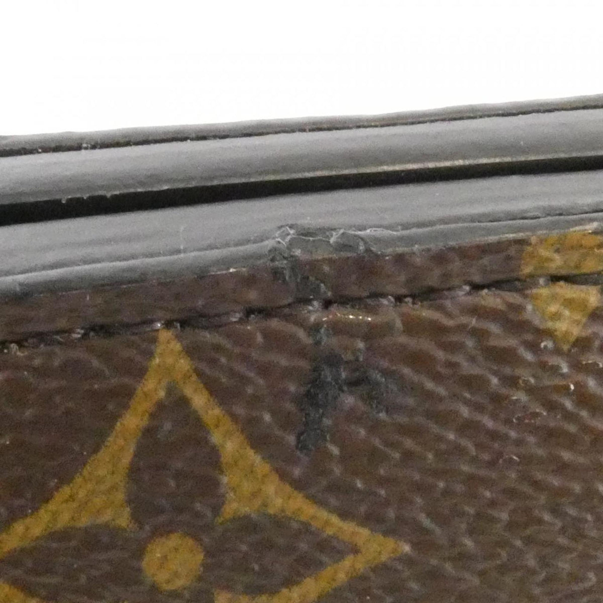 Louis Vuitton Black Coated Canvas Handbag (Pre-Owned)