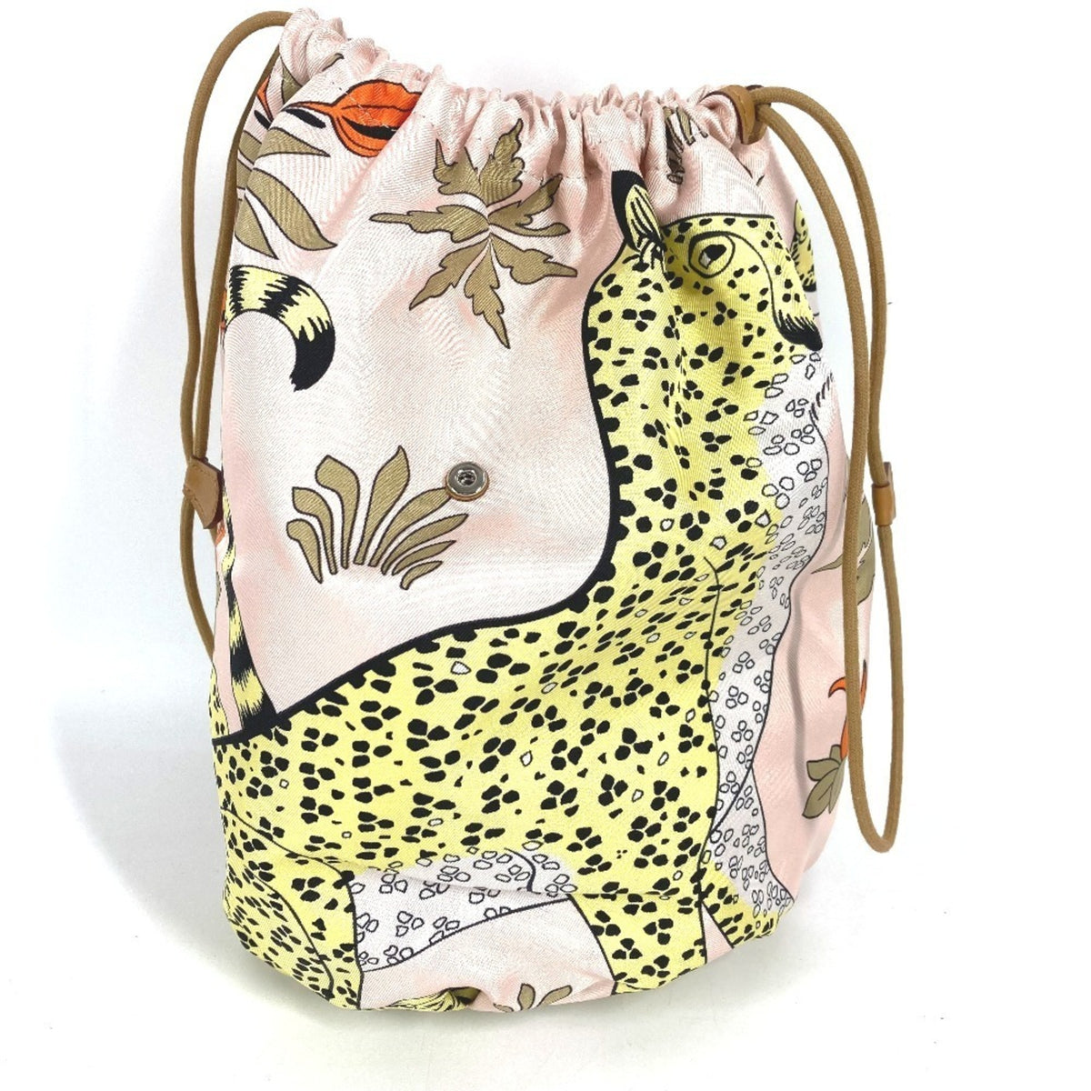 Hermes Pink Silk Handbag Pouch (Pre-Owned)