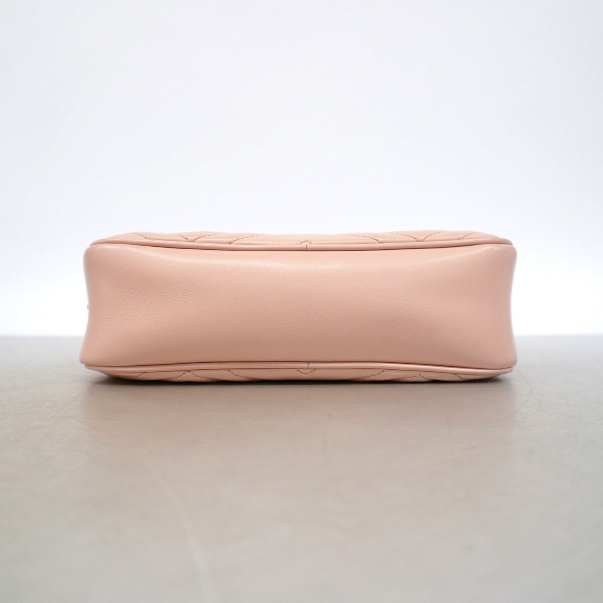 Gucci Pink Leather Shoulder Bag (Pre-Owned)