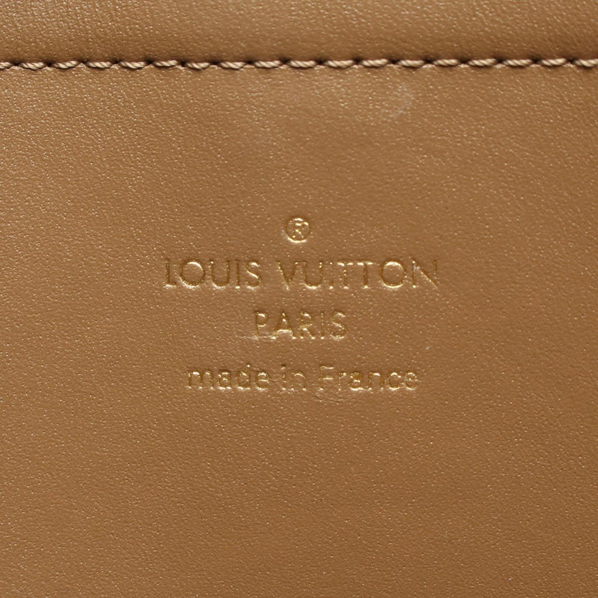 Louis Vuitton Brown Monogram Coated Canvas Handbag Pouch (Pre-Owned)