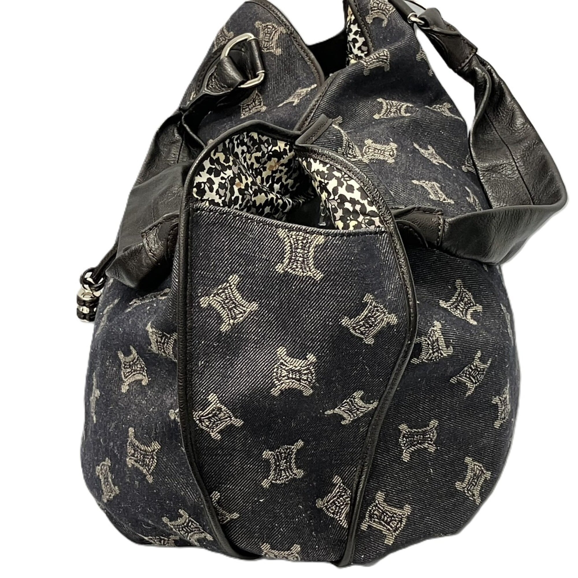 Celine Bittersweet Navy Denim Shoulder Bag (Pre-Owned)