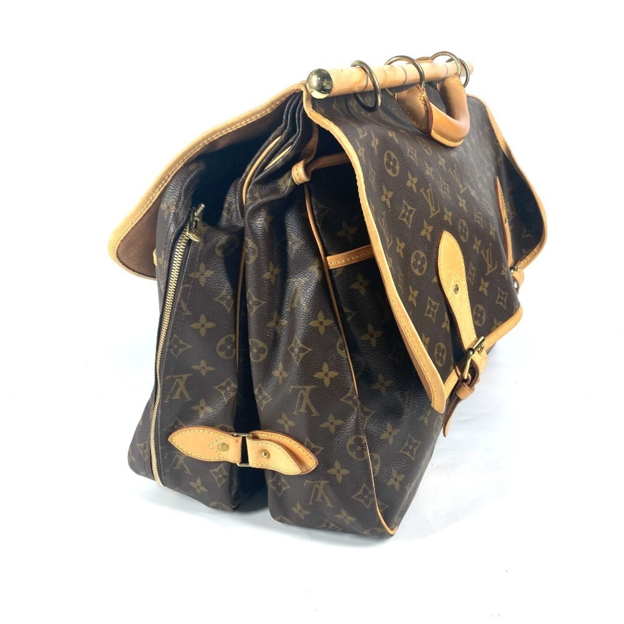 Louis Vuitton Brown Monogram Monogram Boston Bag Handbag Shoulder Bag (Pre-Owned)