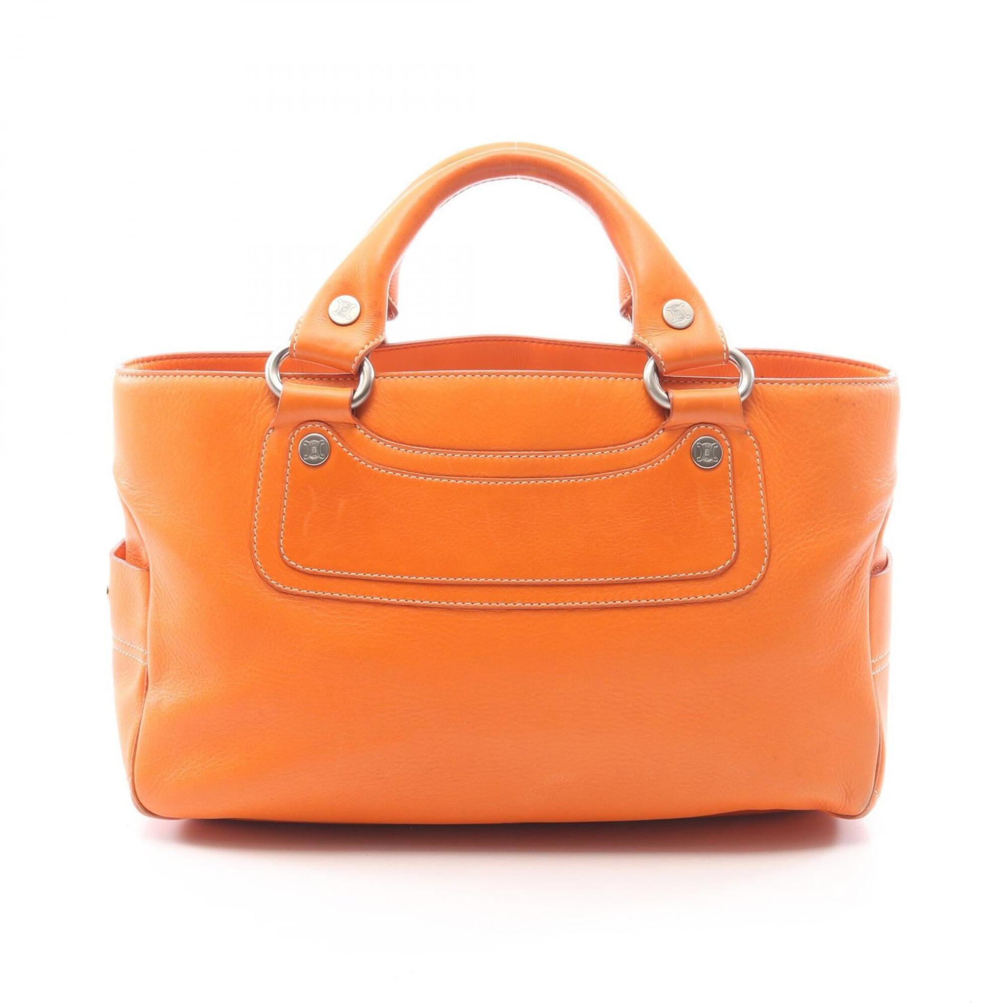 Celine Orange Leather Handbag (Pre-Owned)