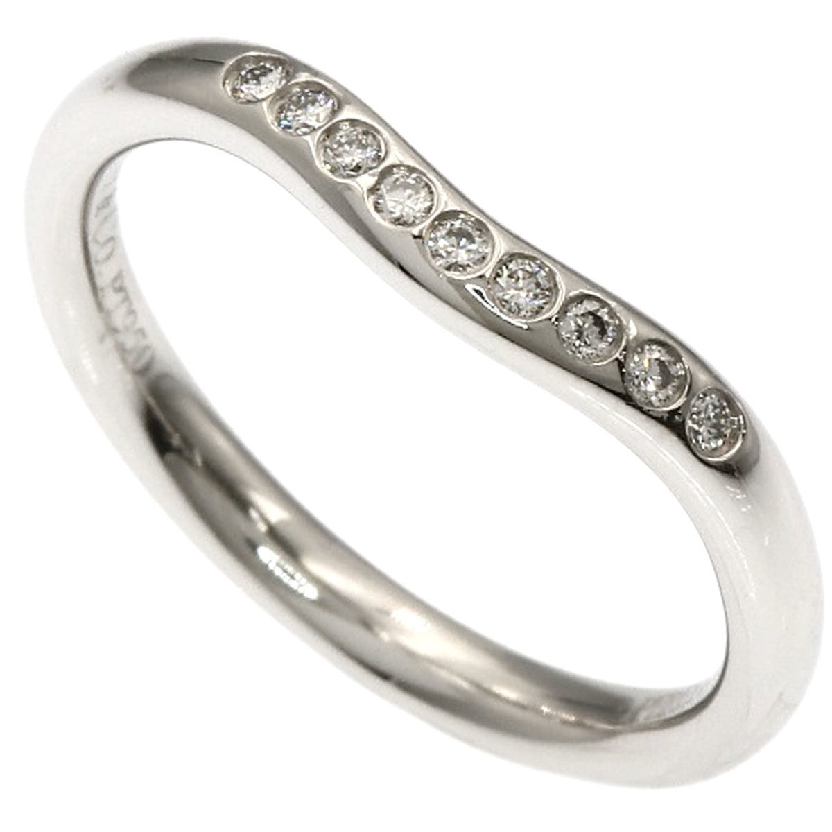 Tiffany Platinum 950 Band Ring (Pre-Owned)