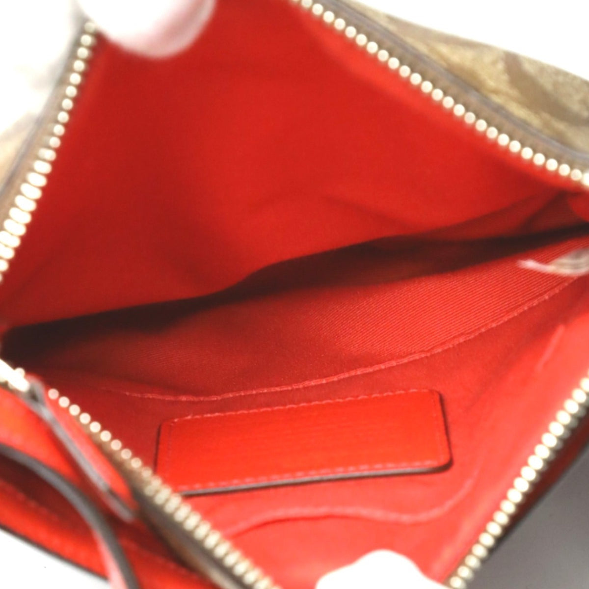 Coach Brown Canvas Leather Shoulder Bag (Pre-Owned)