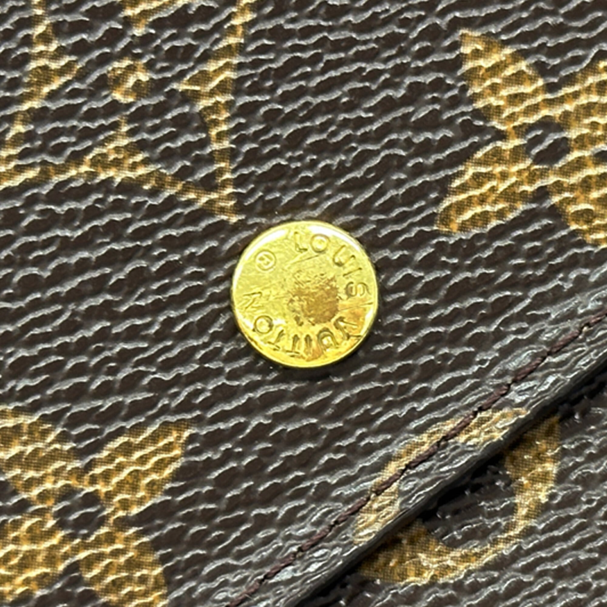 Louis Vuitton Brown Monogram Monogram Long Wallet (Tri-Fold) (Pre-Owned)
