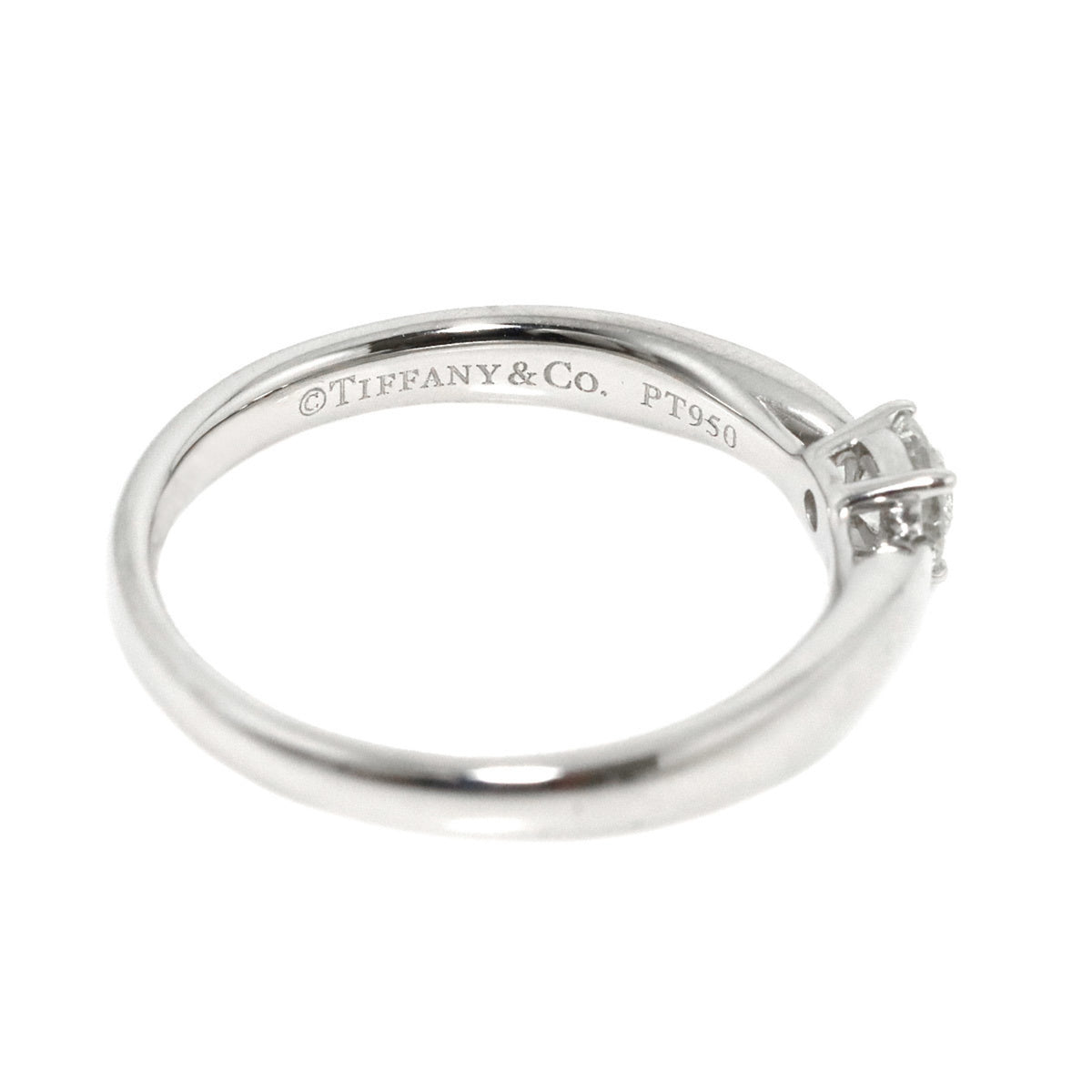 Tiffany Platinum 950 Band Ring (Pre-Owned)
