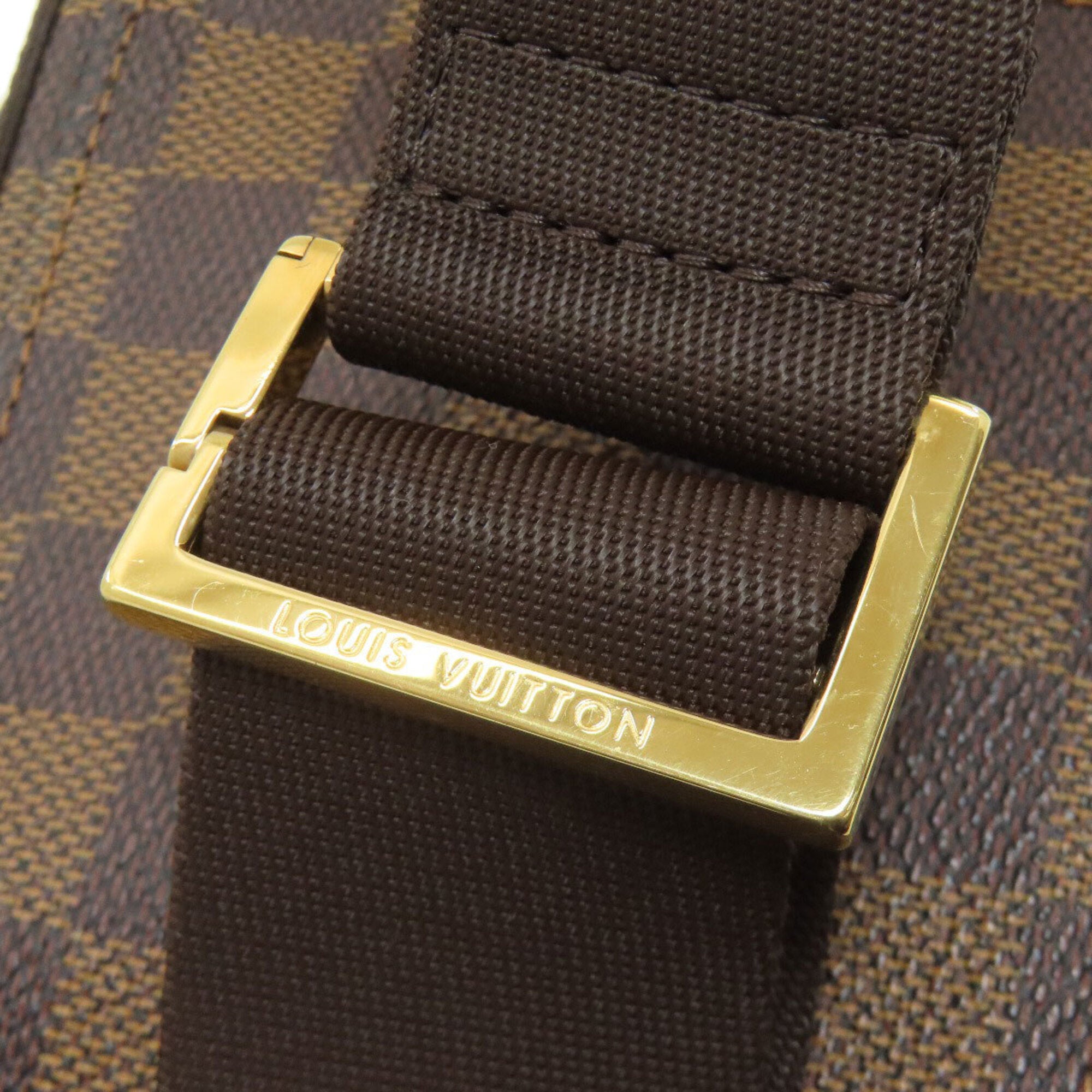 Louis Vuitton Damier Canvas Ebene Damier Canvas Sling Bag (Pre-Owned)
