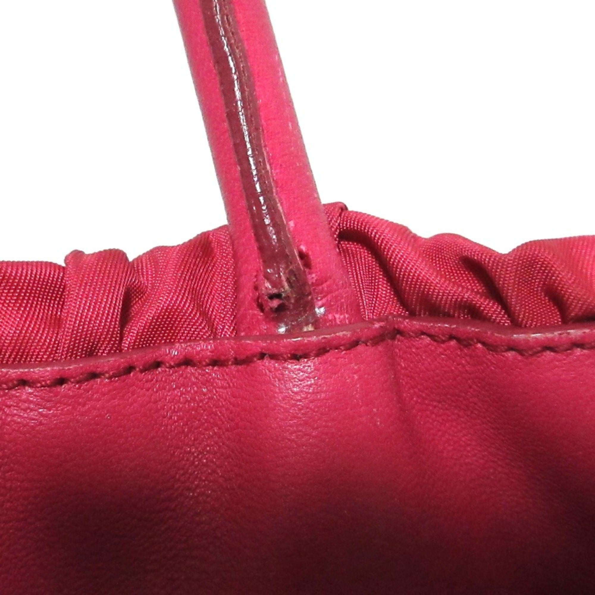 Prada Pink Nylon Handbag (Pre-Owned)