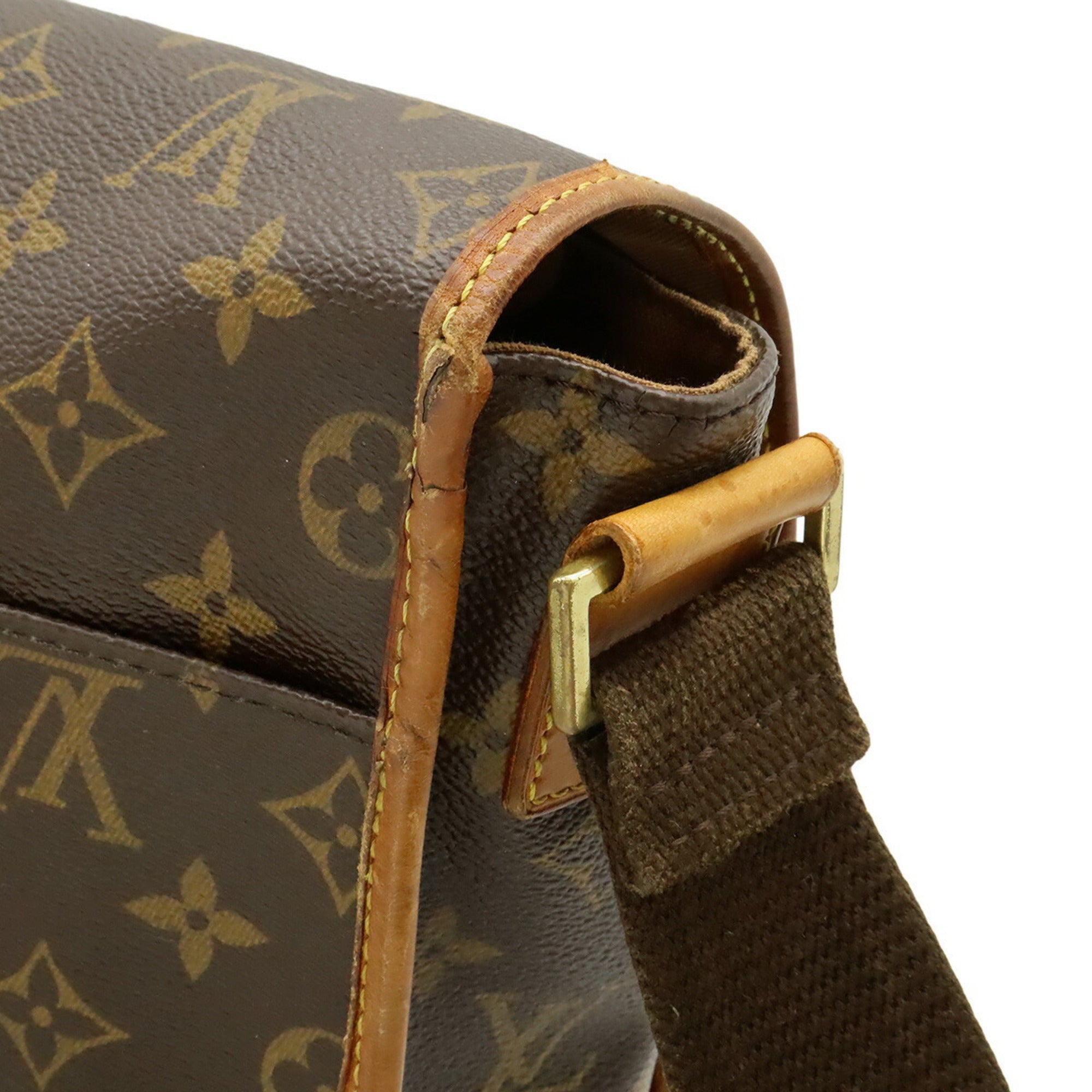 Louis Vuitton Brown Monogram Canvas Pvc Coated Canvas Handbag Shoulder Bag (Pre-Owned)