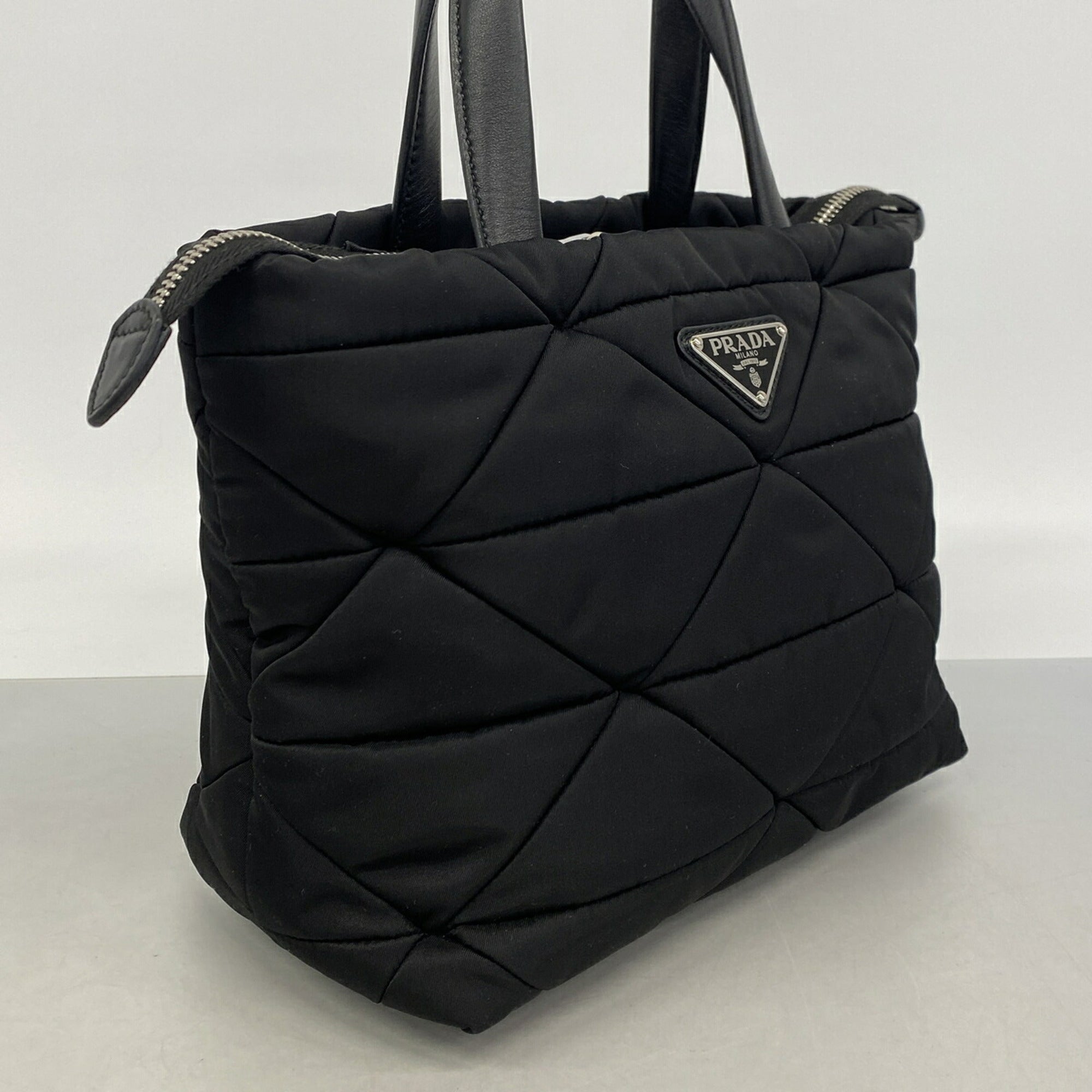 Prada Black Nylon Handbag (Pre-Owned)