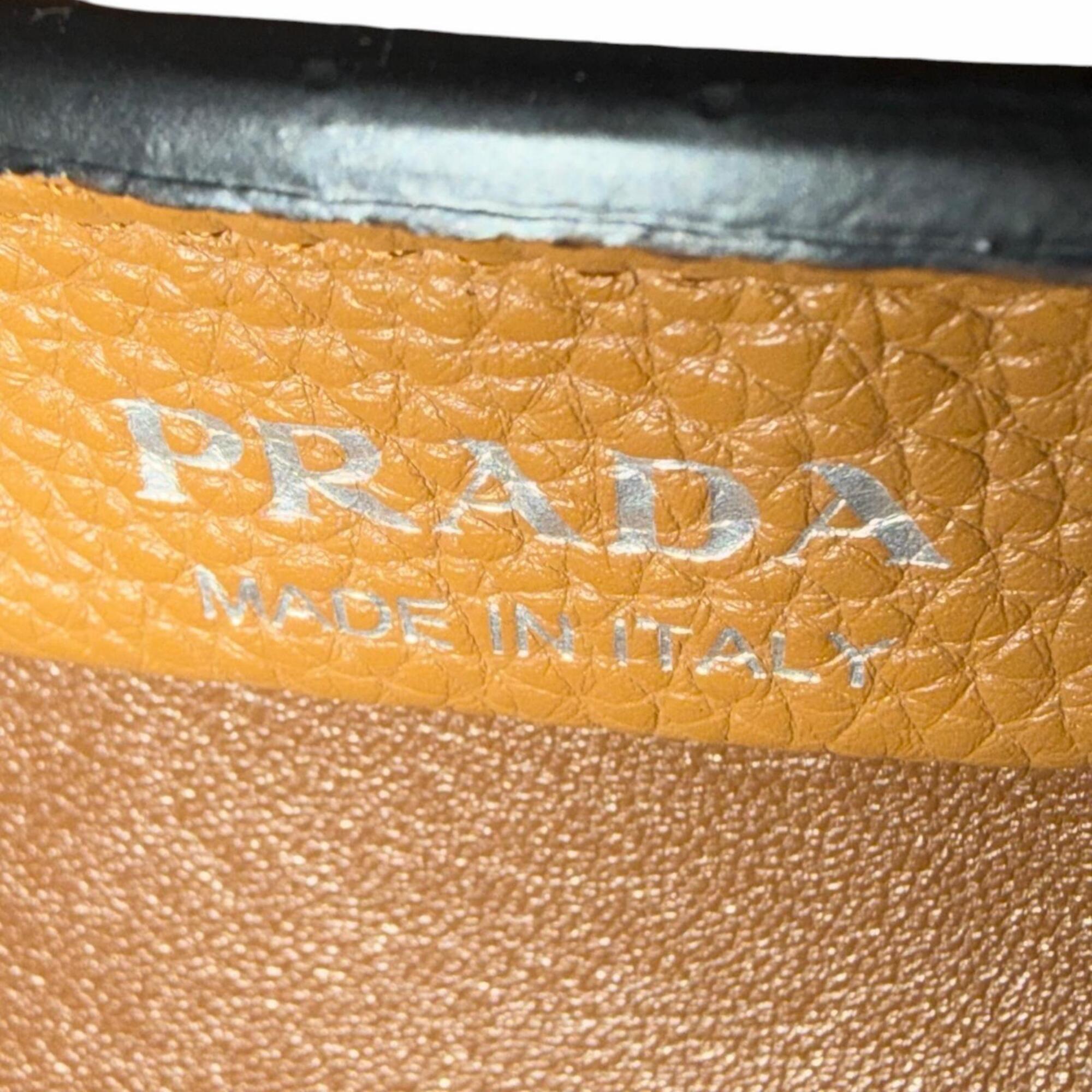 Prada Brown Leather Handbag (Pre-Owned)