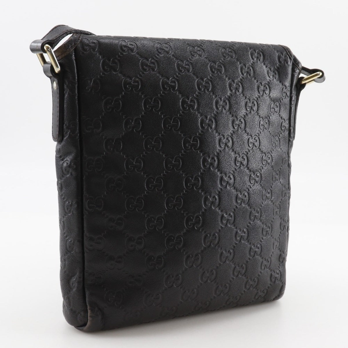 Gucci Brown Leather Shoulder Bag (Pre-Owned)