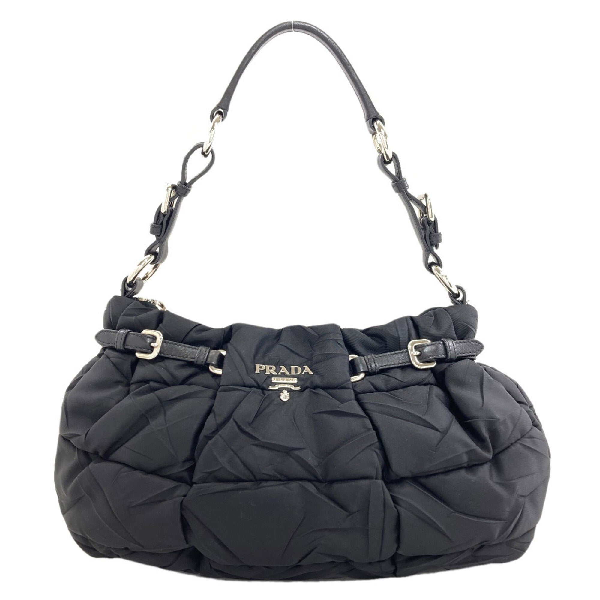 Prada Black Nylon Handbag (Pre-Owned)