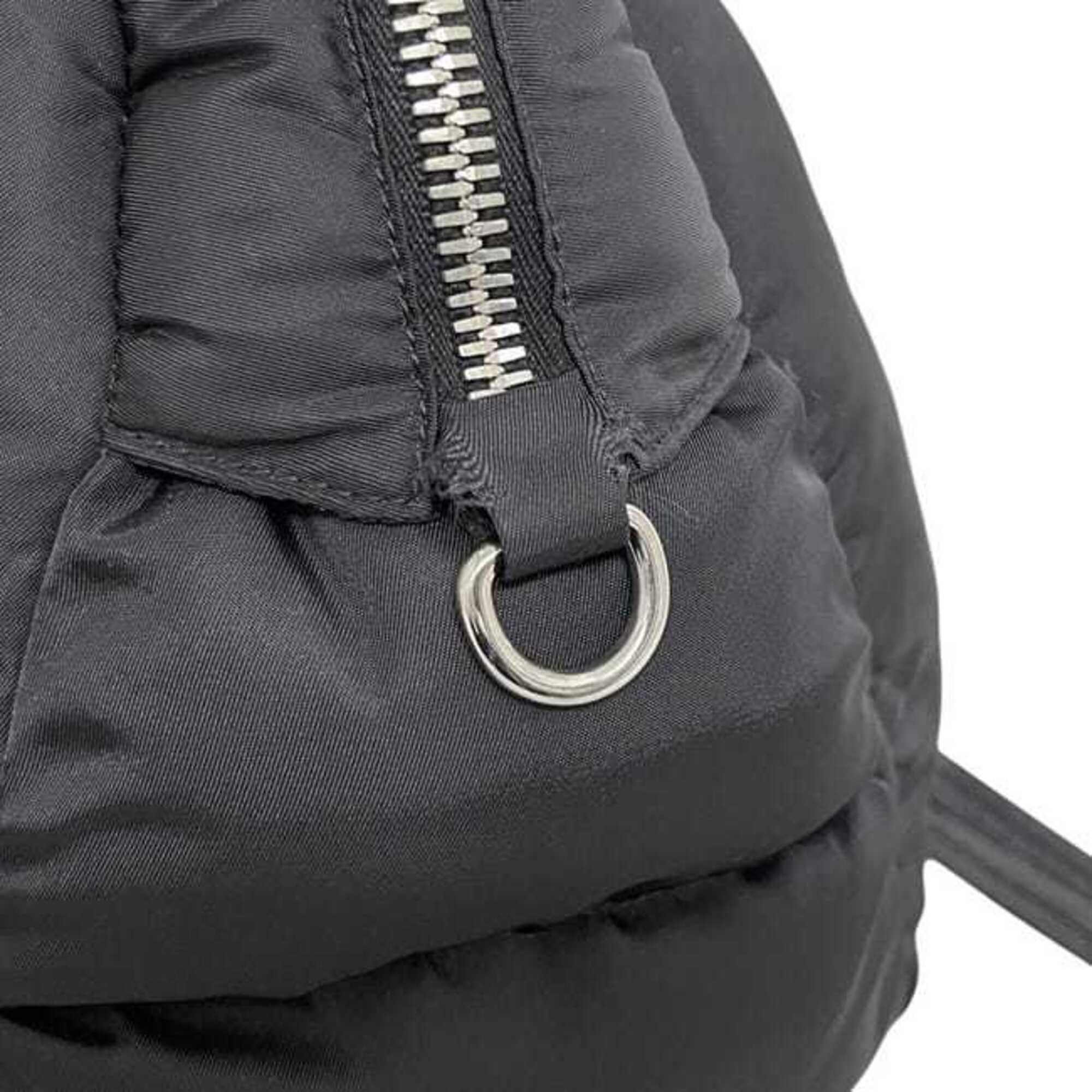 Prada Black Nero Nylon Handbag (Pre-Owned)