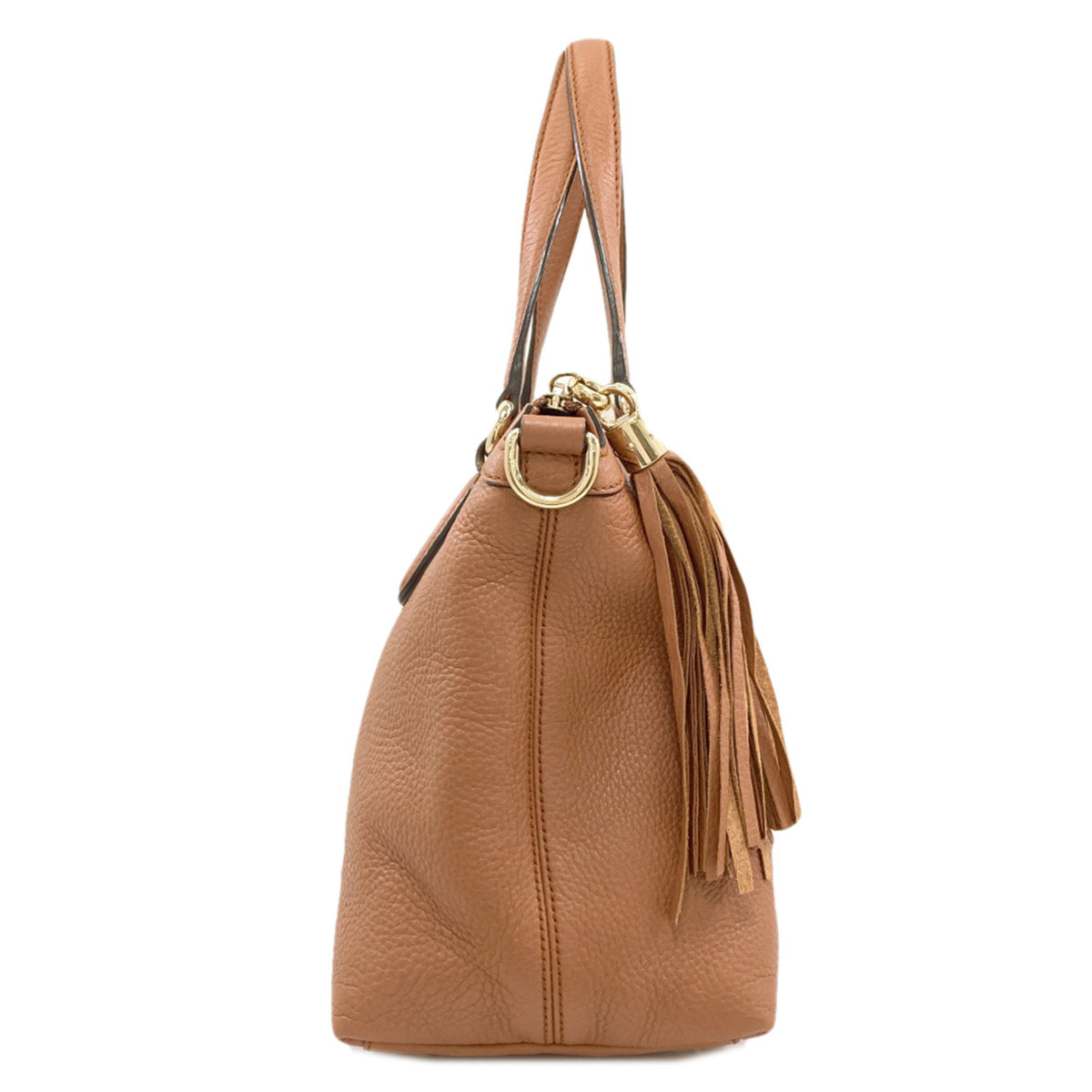 Gucci Brown Leather Handbag (Pre-Owned)