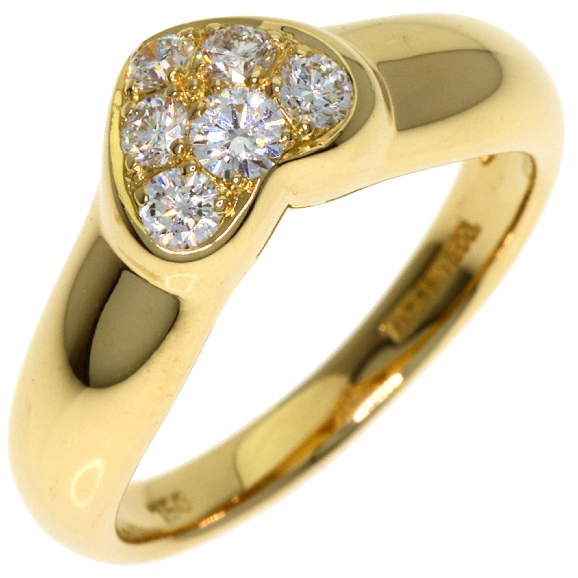 Tiffany Heart Yellow Gold (18K) Band Ring (Pre-Owned)