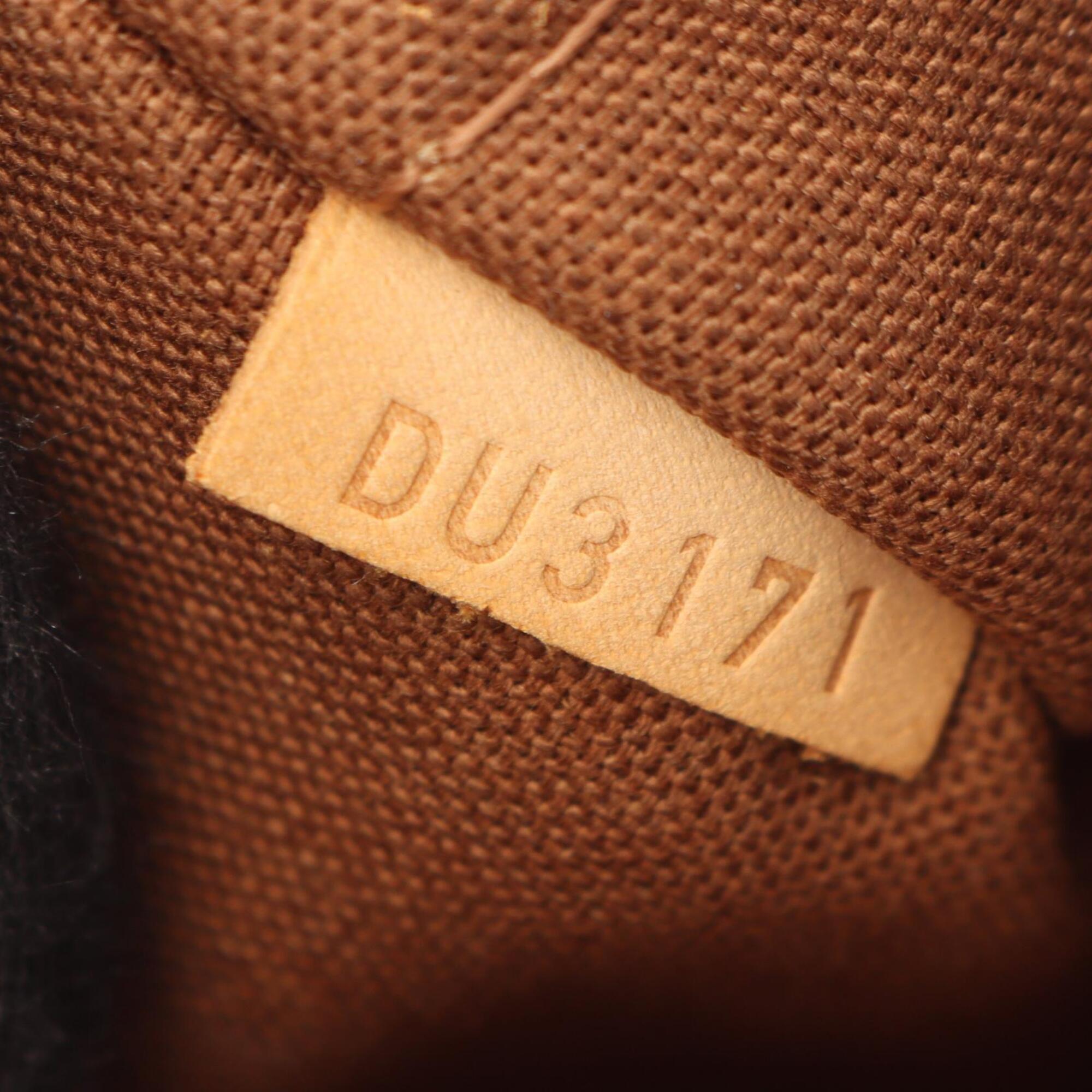 Louis Vuitton Brown Monogram Coated Canvas Handbag Shoulder Bag (Pre-Owned)
