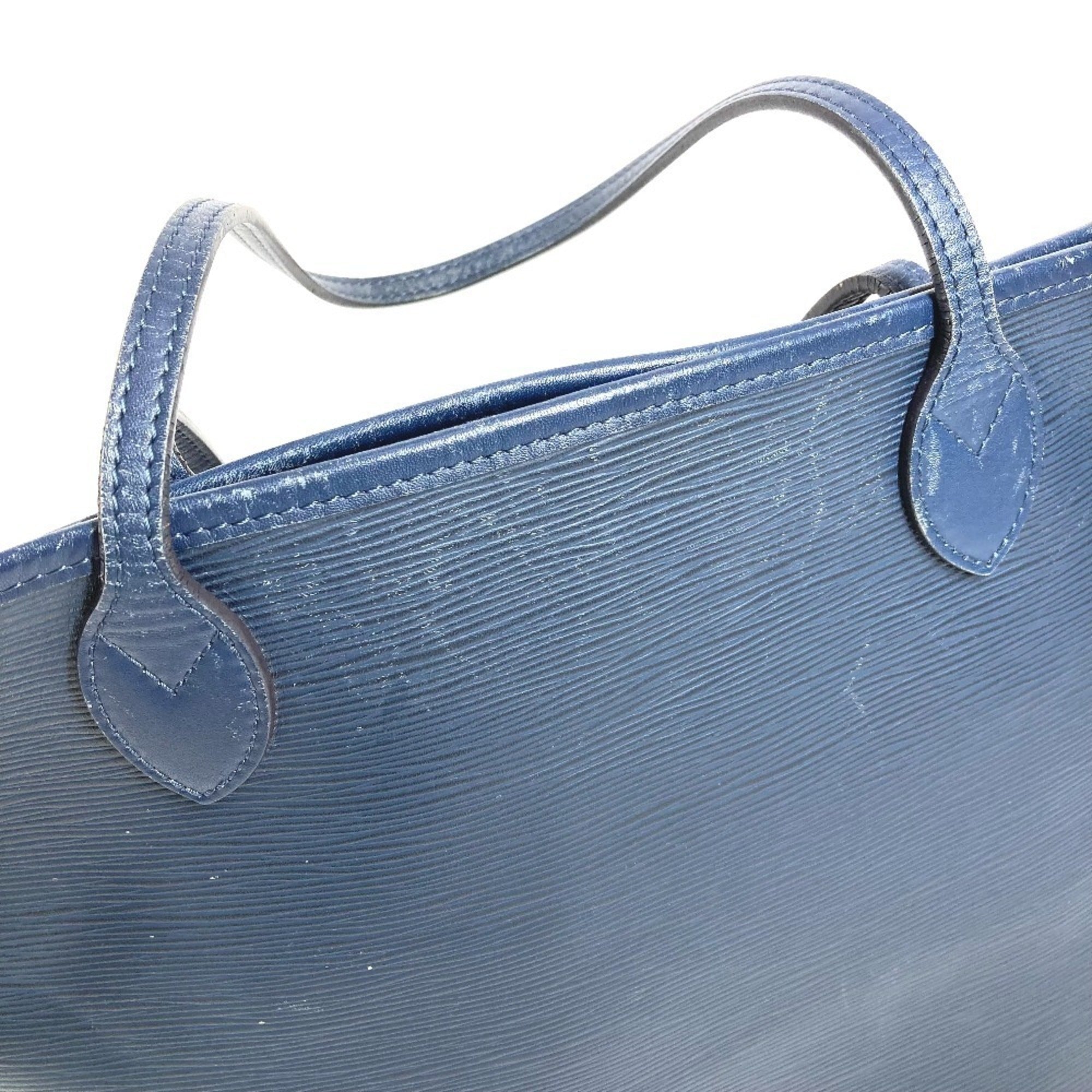 Louis Vuitton Epi Navy Epi Leather Shoulder Bag Tote Bag (Pre-Owned)