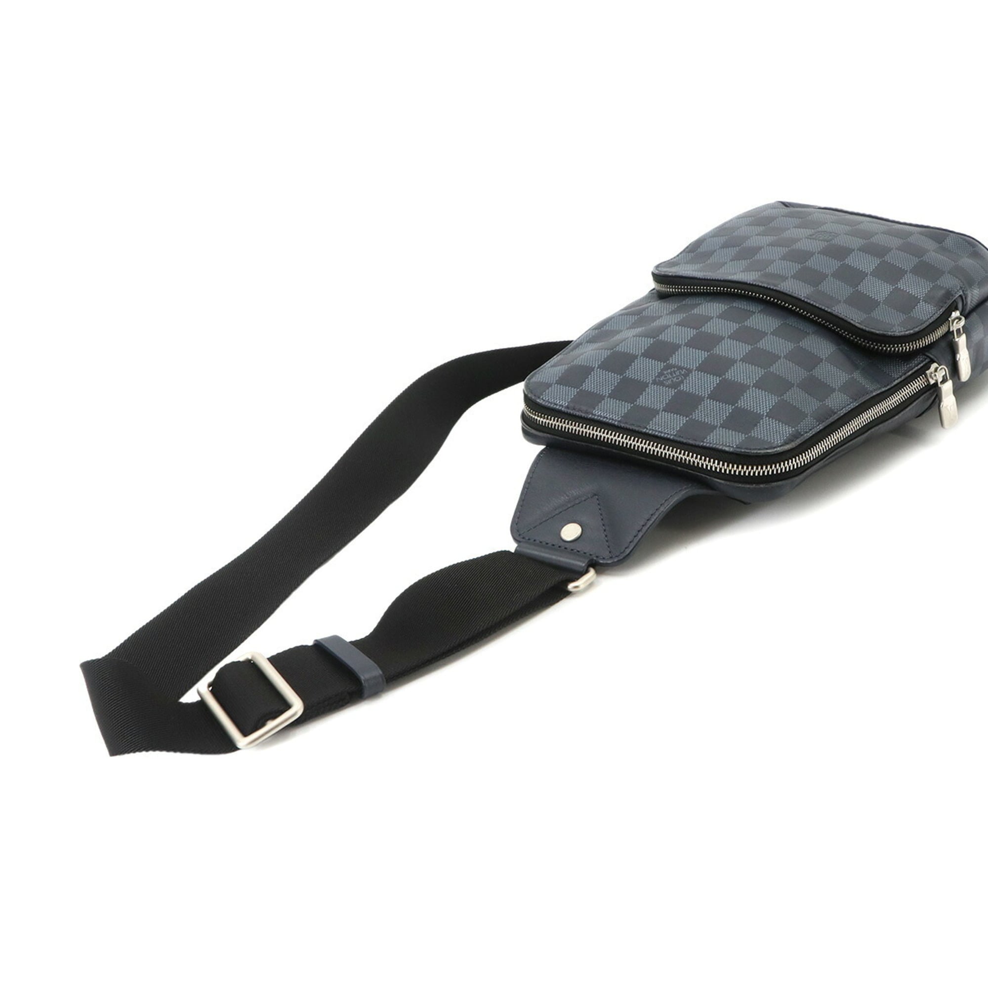 Louis Vuitton Damier Canvas Infini Navy Damier Infini Handbag Shoulder Bag Sling Bag (Pre-Owned)