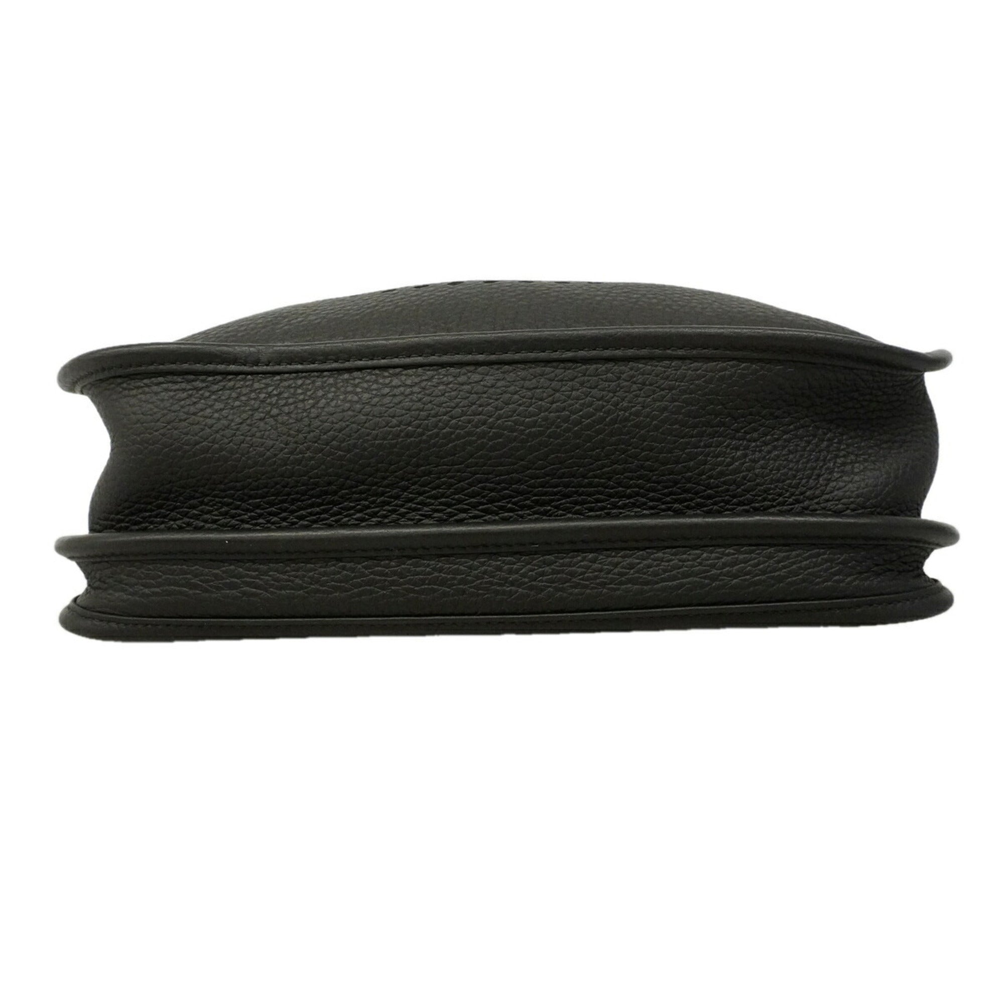 Hermes Black Taurillon Clemence Leather Shoulder Bag (Pre-Owned)